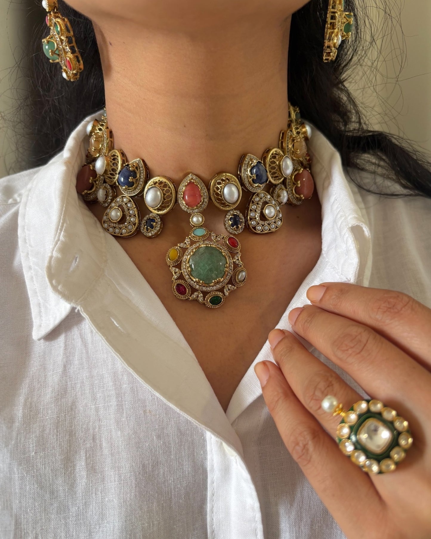 Ruhi Heirloom Necklace Set