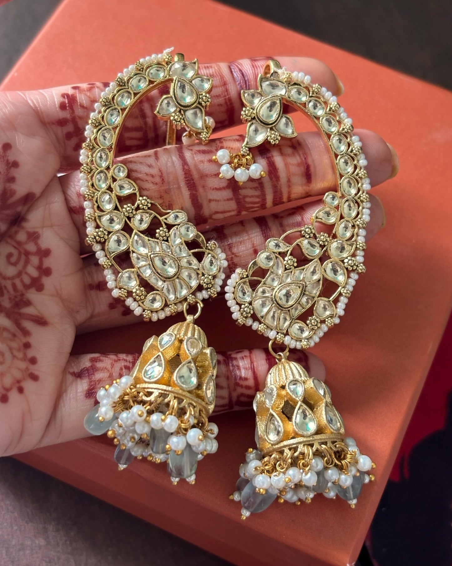 Urvi Earcuff Jhumkas