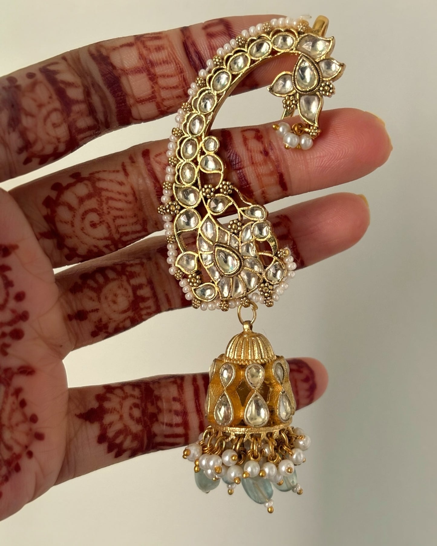 Urvi Earcuff Jhumkas