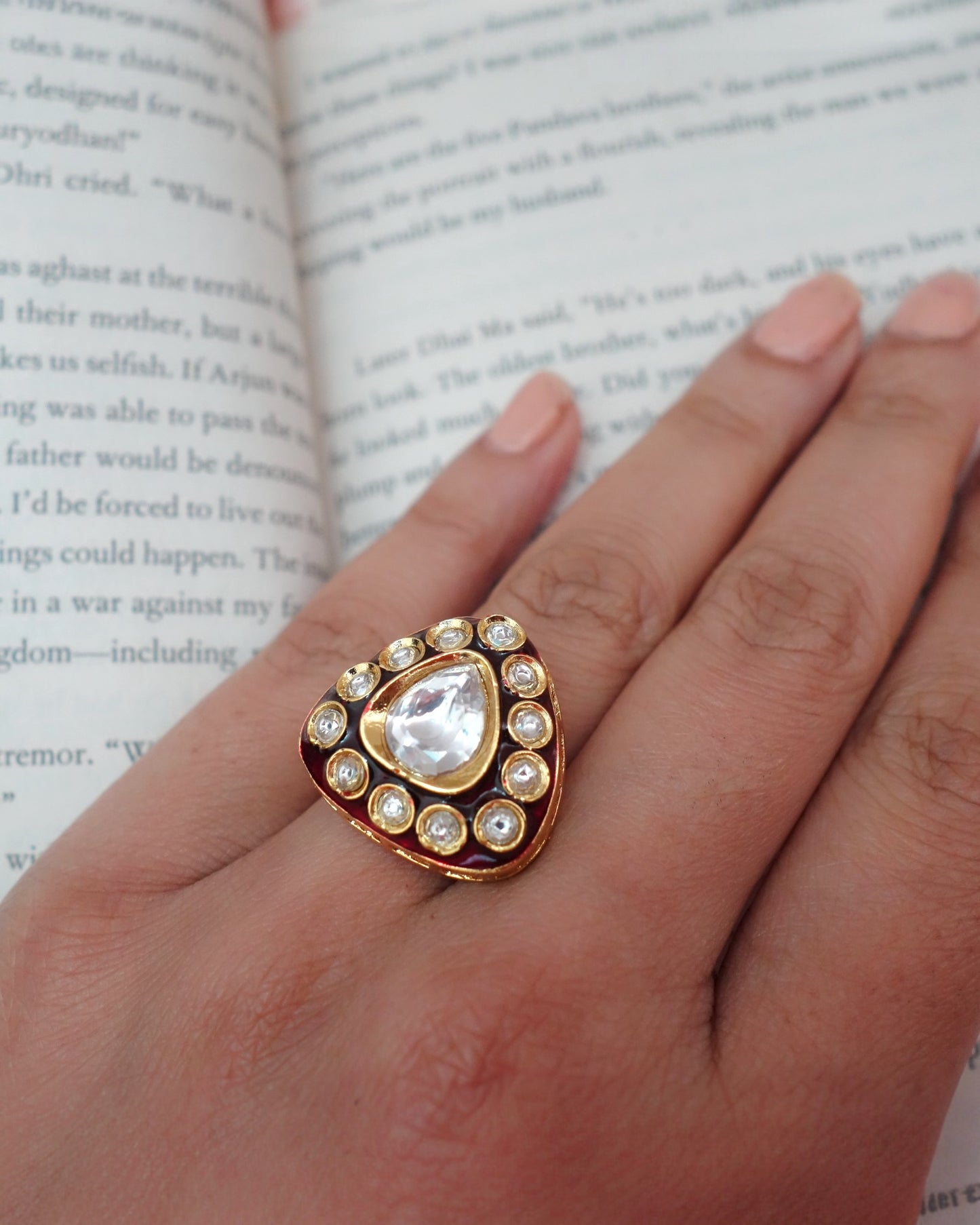 Ishani Kundan Meena Ring