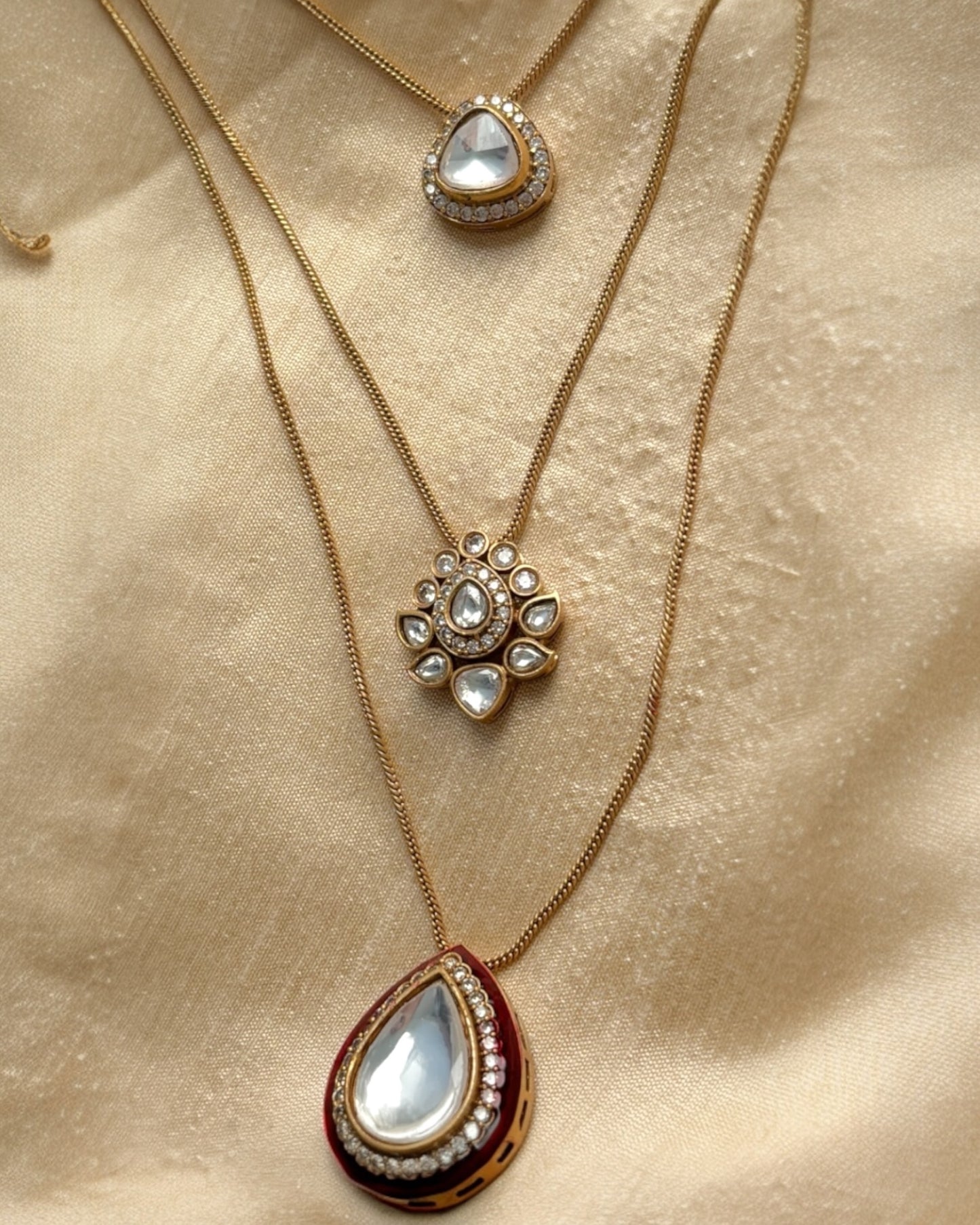 Rumani Layered Chains with studs