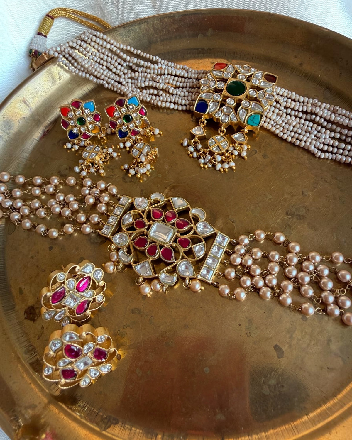 Raga Ruby choker set