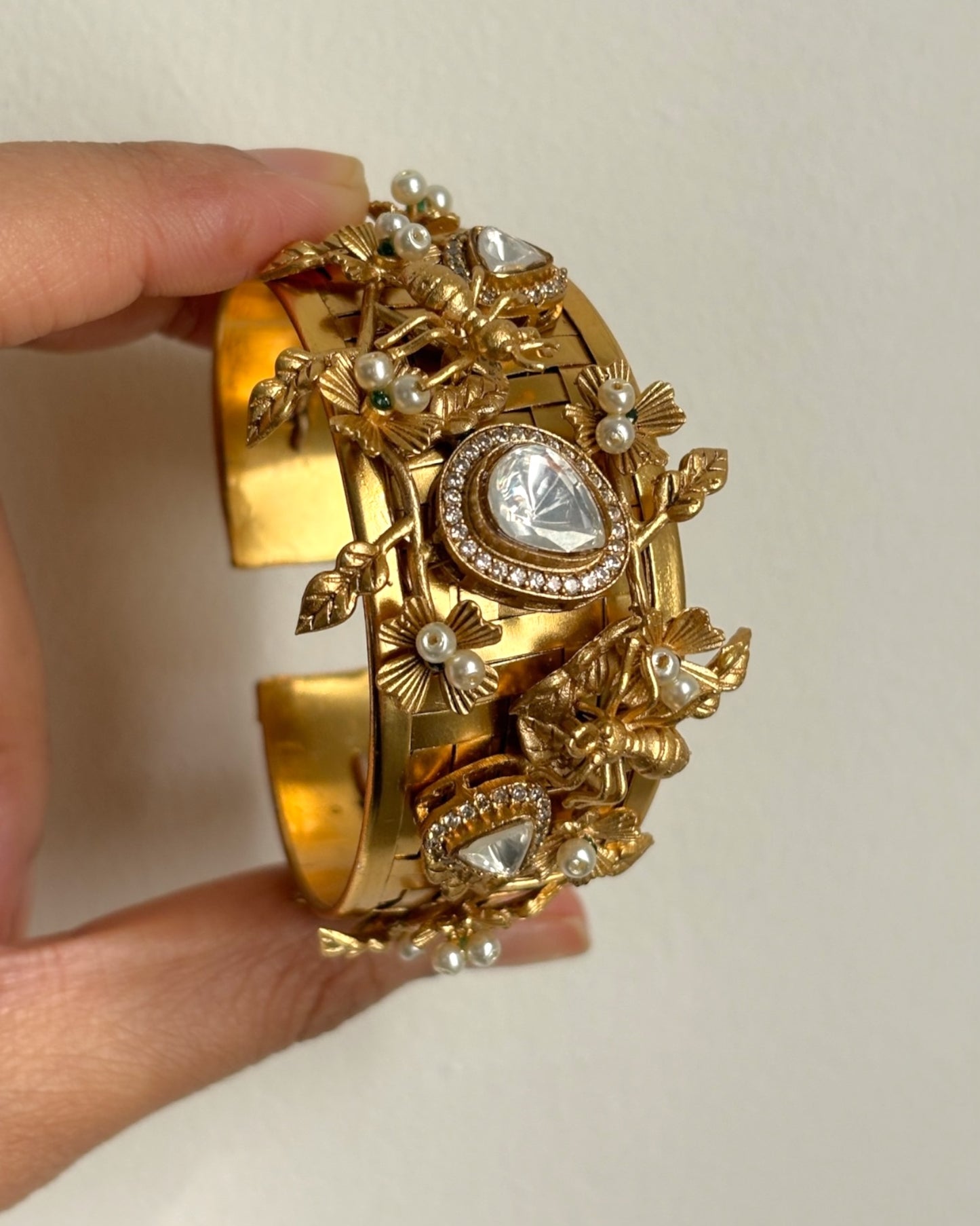 Bahara Polki Cuff