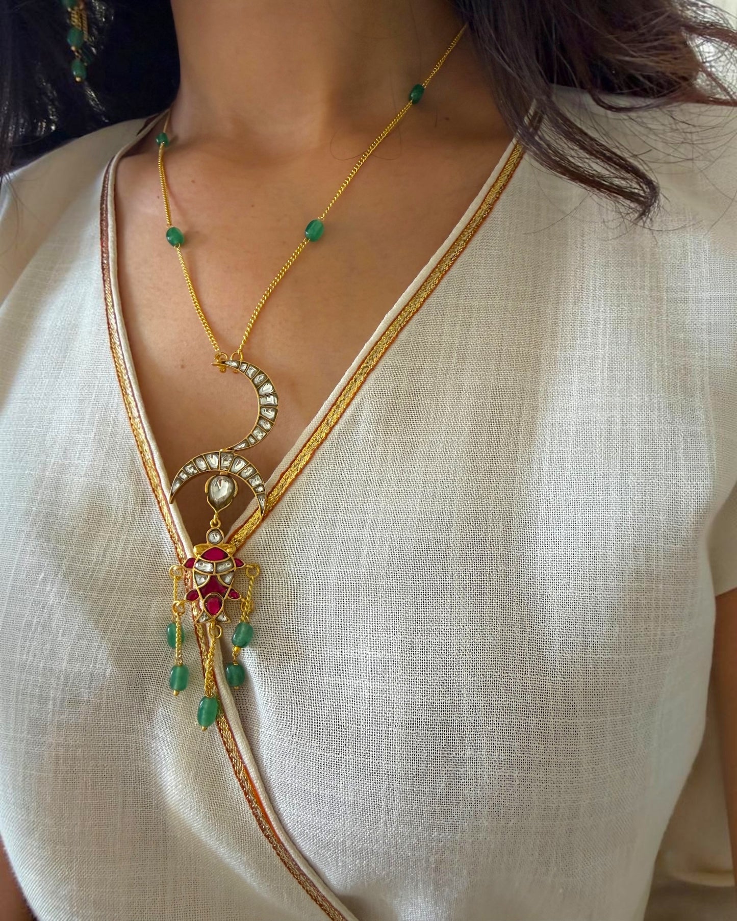 Chaand & Mitsya Long Necklace set