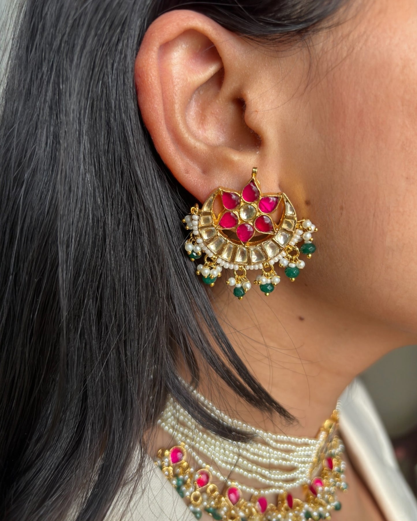 Kritika Kundan Choker with Studs