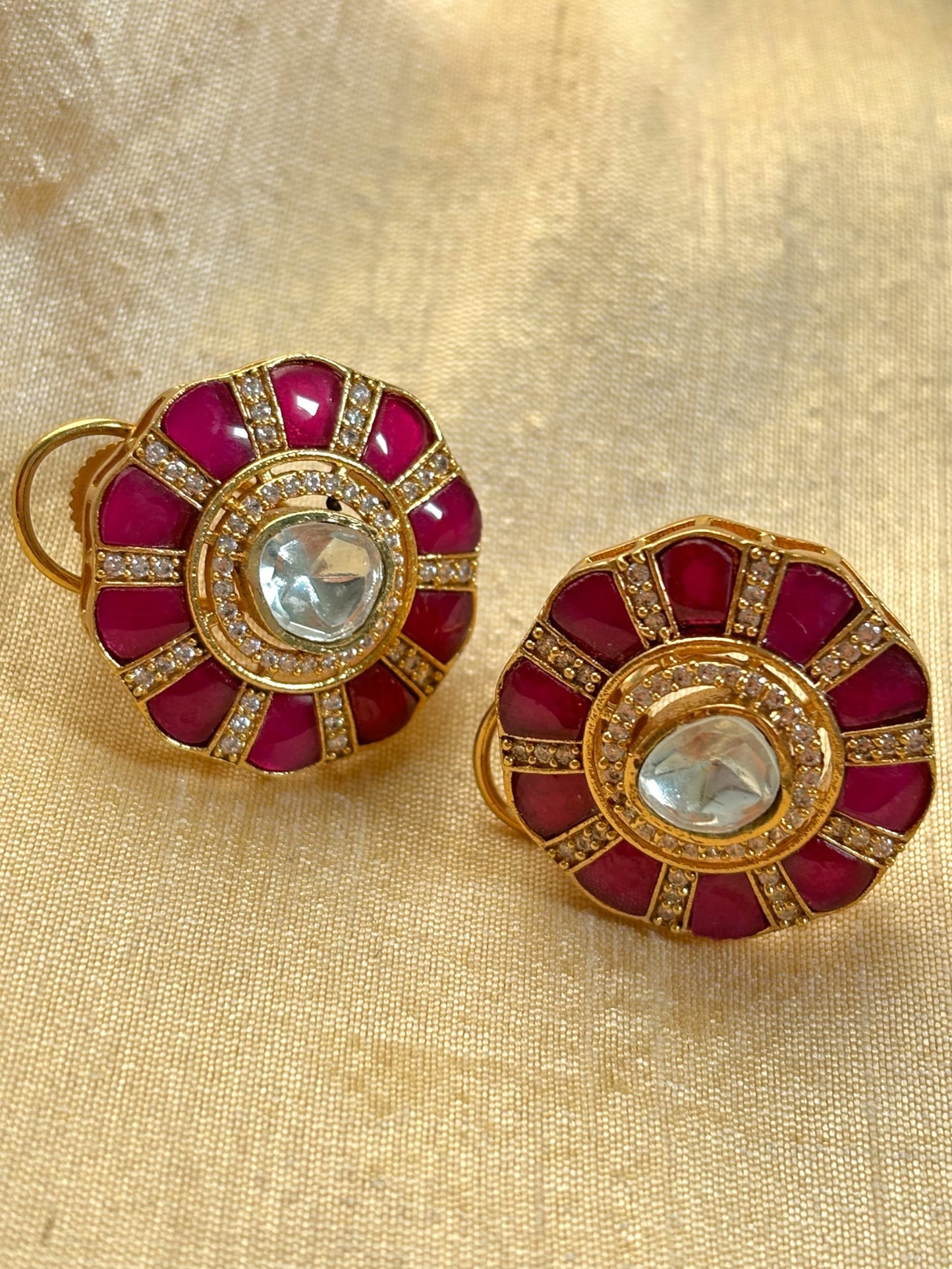 Akriti Ruby Kundan Studs