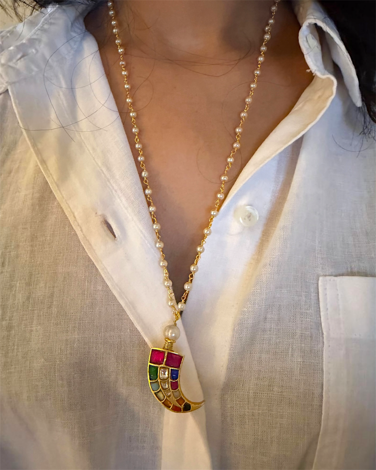 Navratna Dant Neckpiece