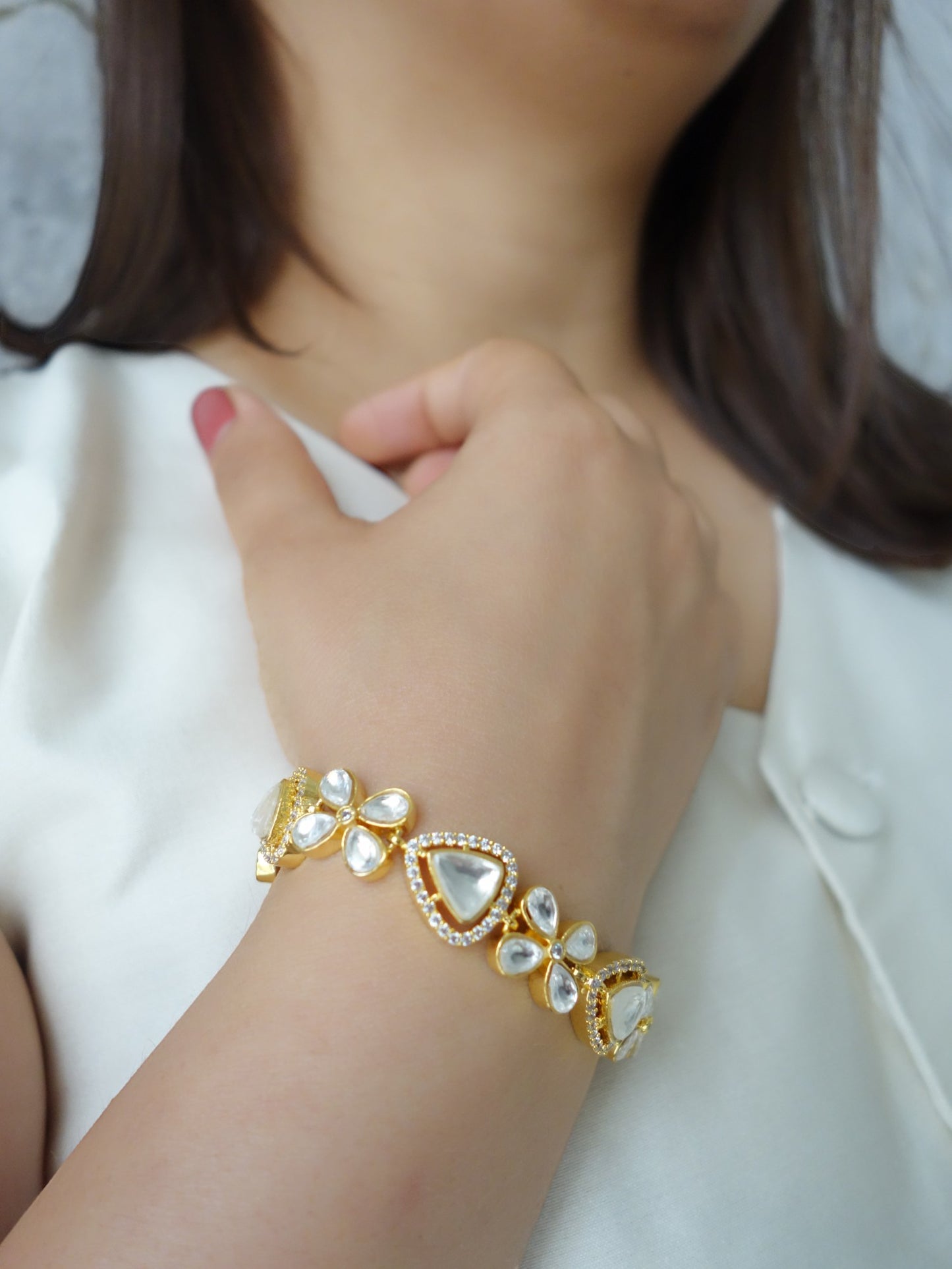 Phool Polki Bracelet