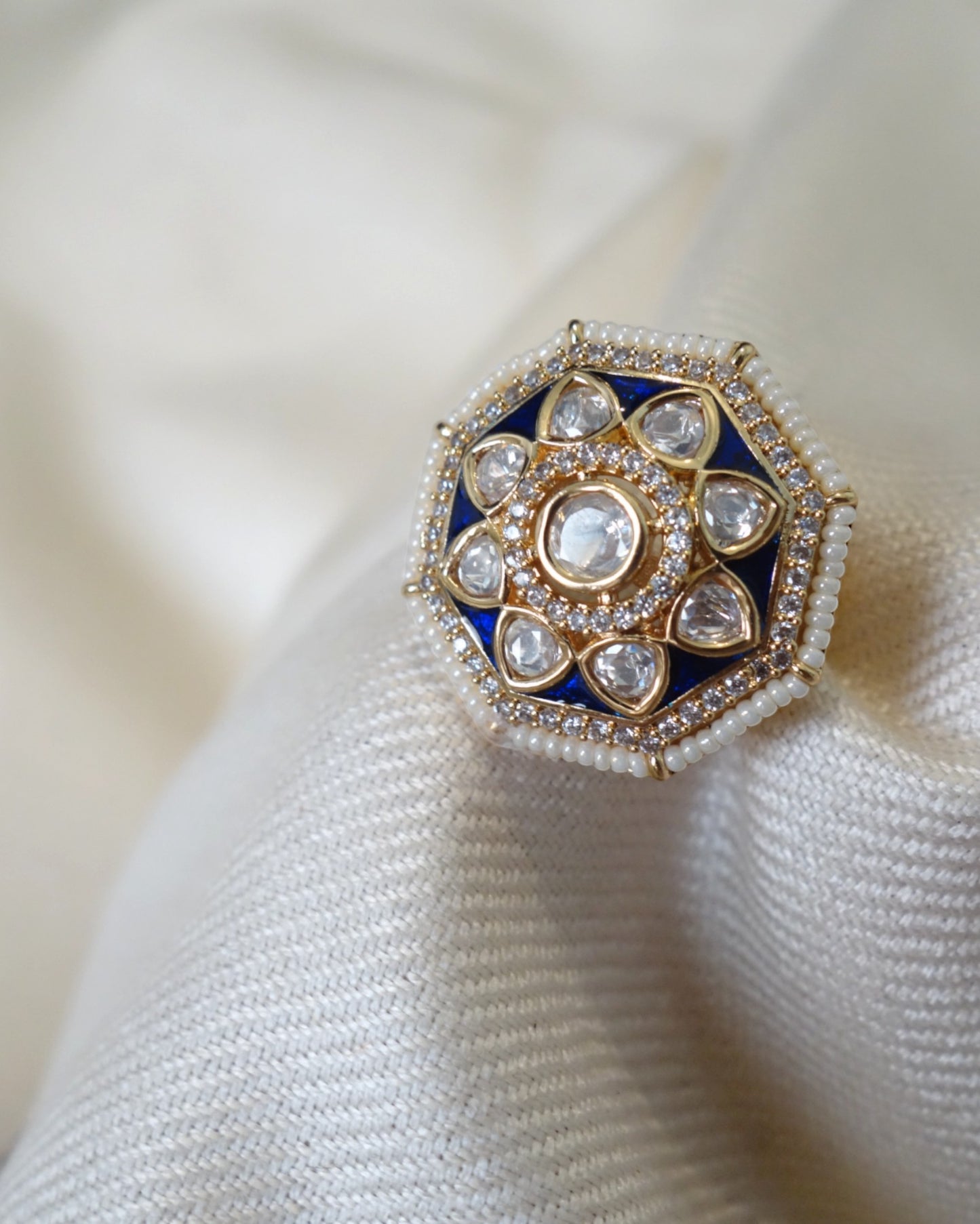 Nirali Kundan Meena Ring