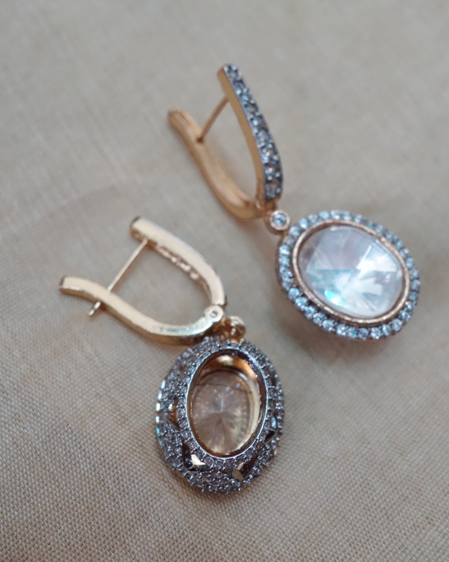 Shrey Polki Drop Earrings