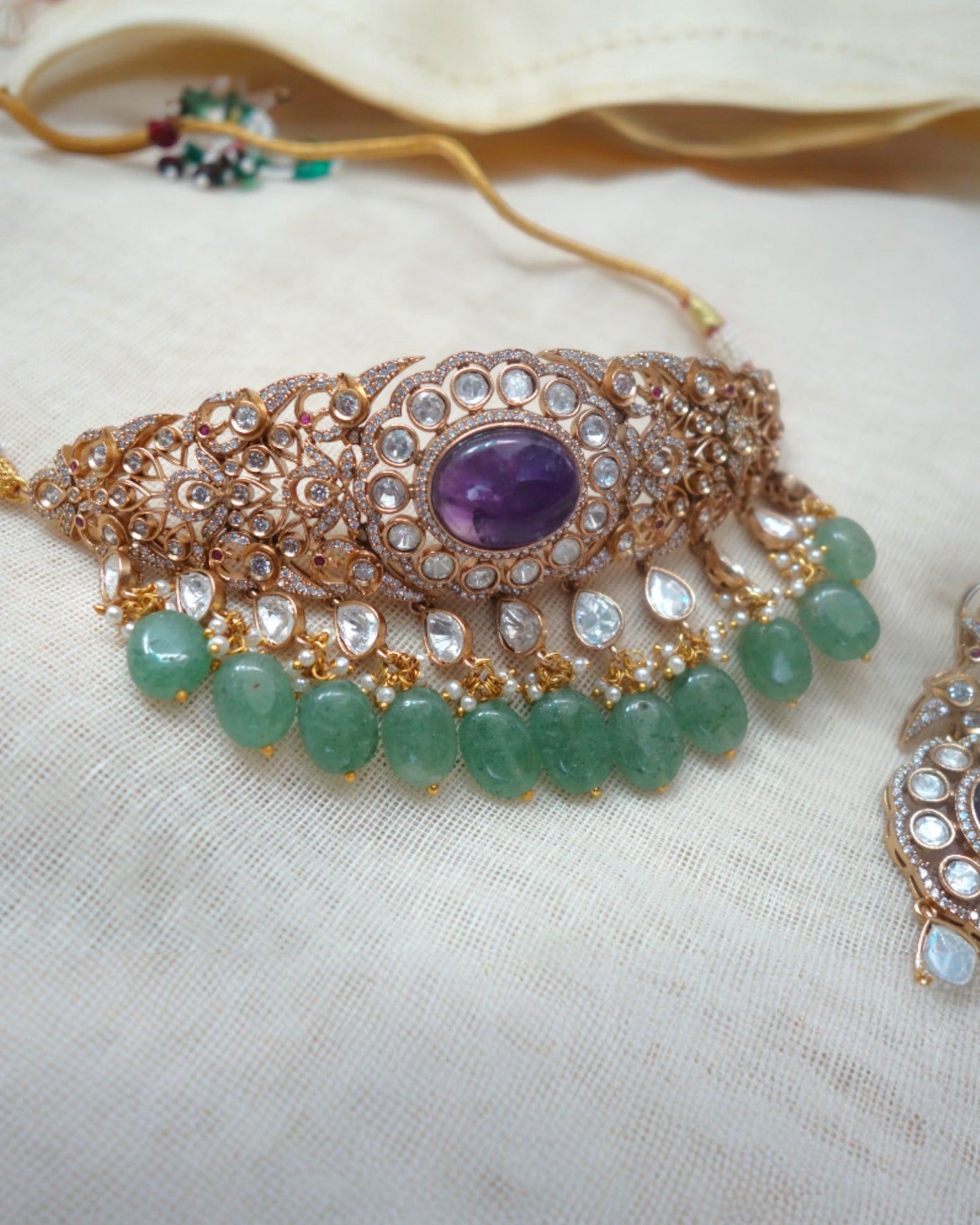 Vamika Kundan Choker Set- Preorder