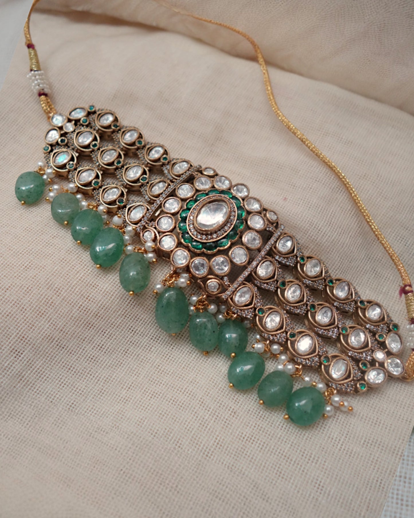 Reema Polki Kundan Necklace Set