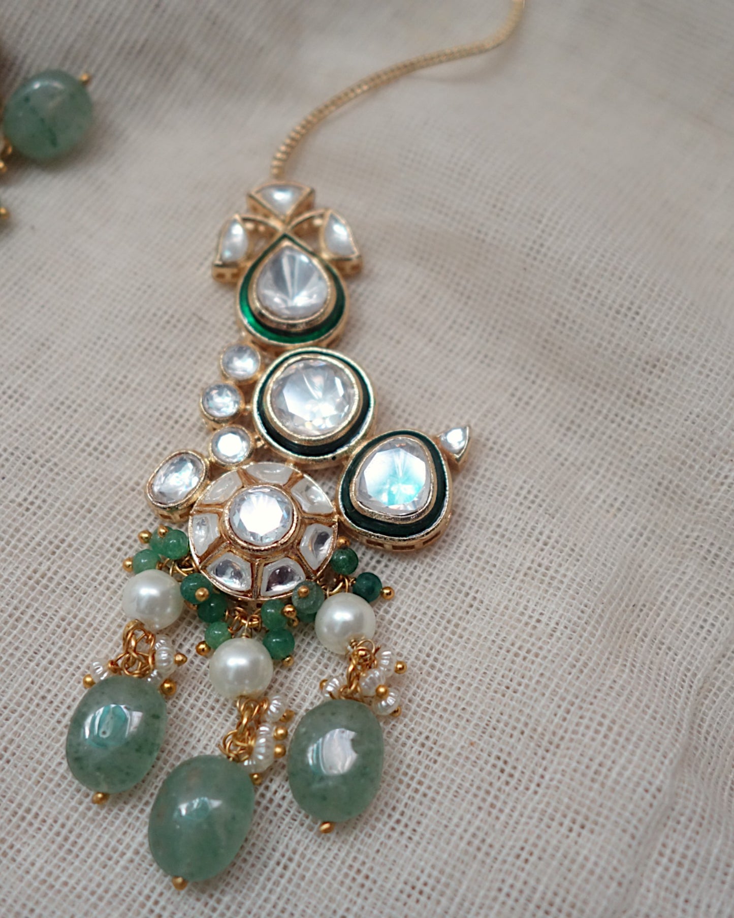 Ridhi Kundan Meena Choker Set