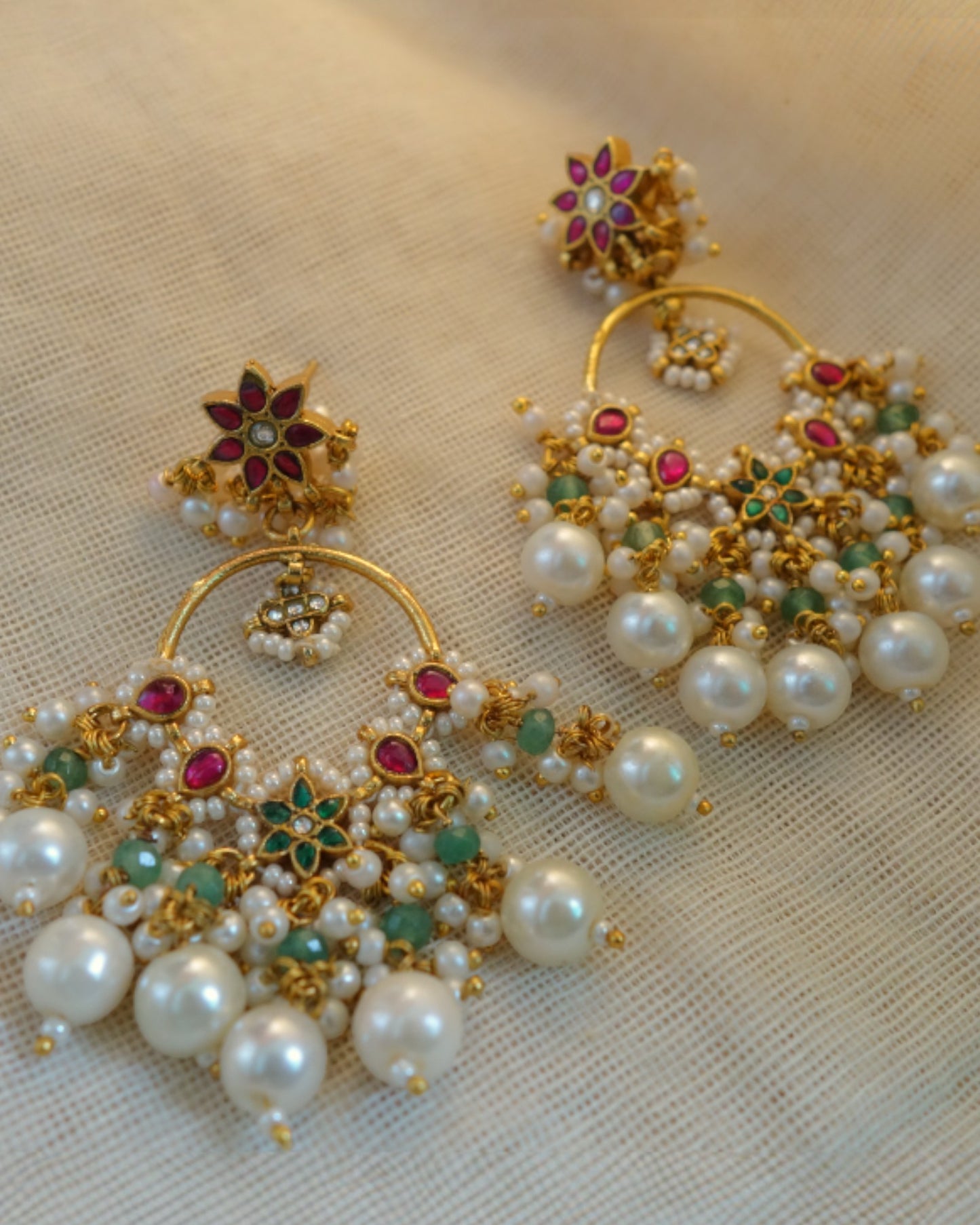 Shagun Kundan Mini Chandbaalis
