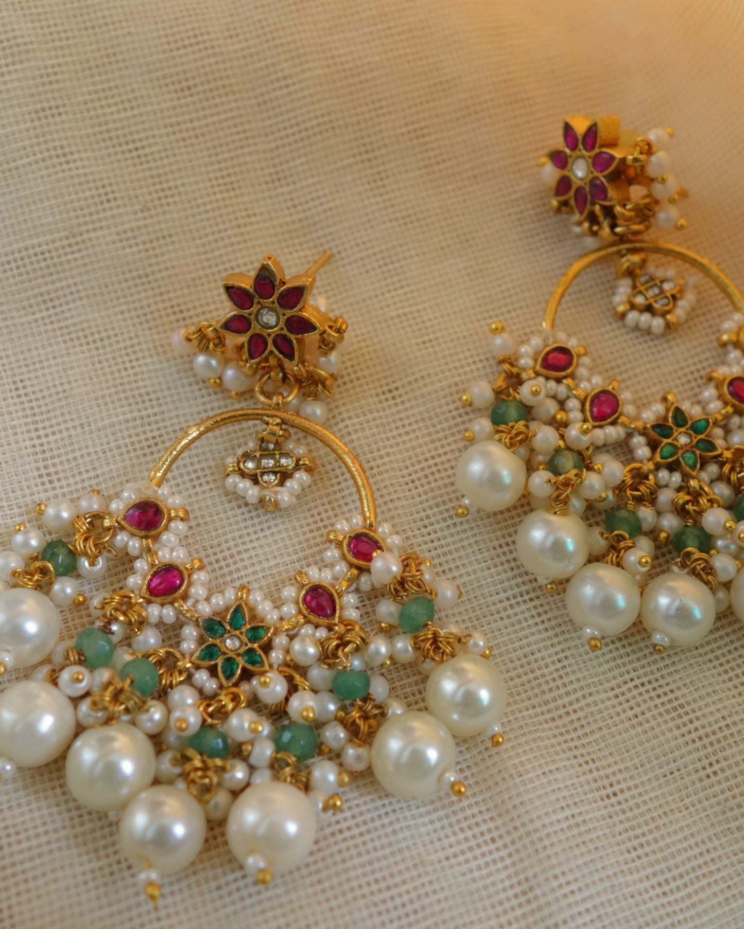 Shagun Kundan Mini Chandbaalis