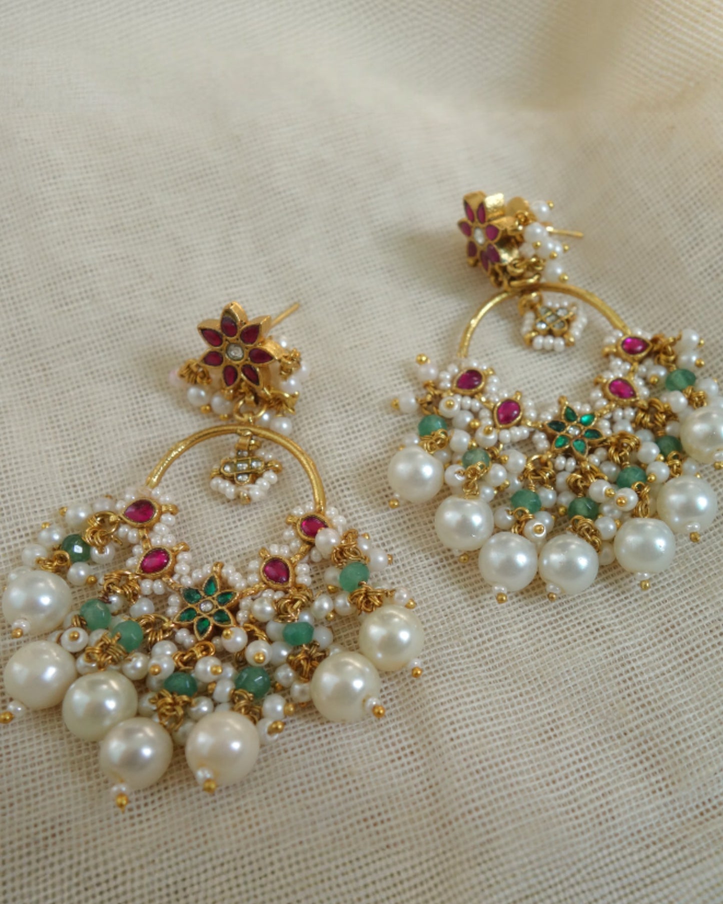 Shagun Kundan Mini Chandbaalis
