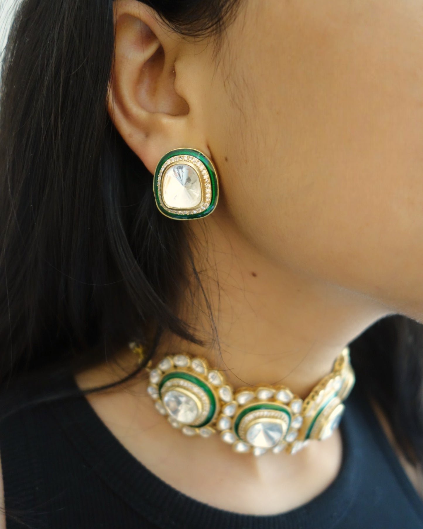 Roshini Kundan Choker Set