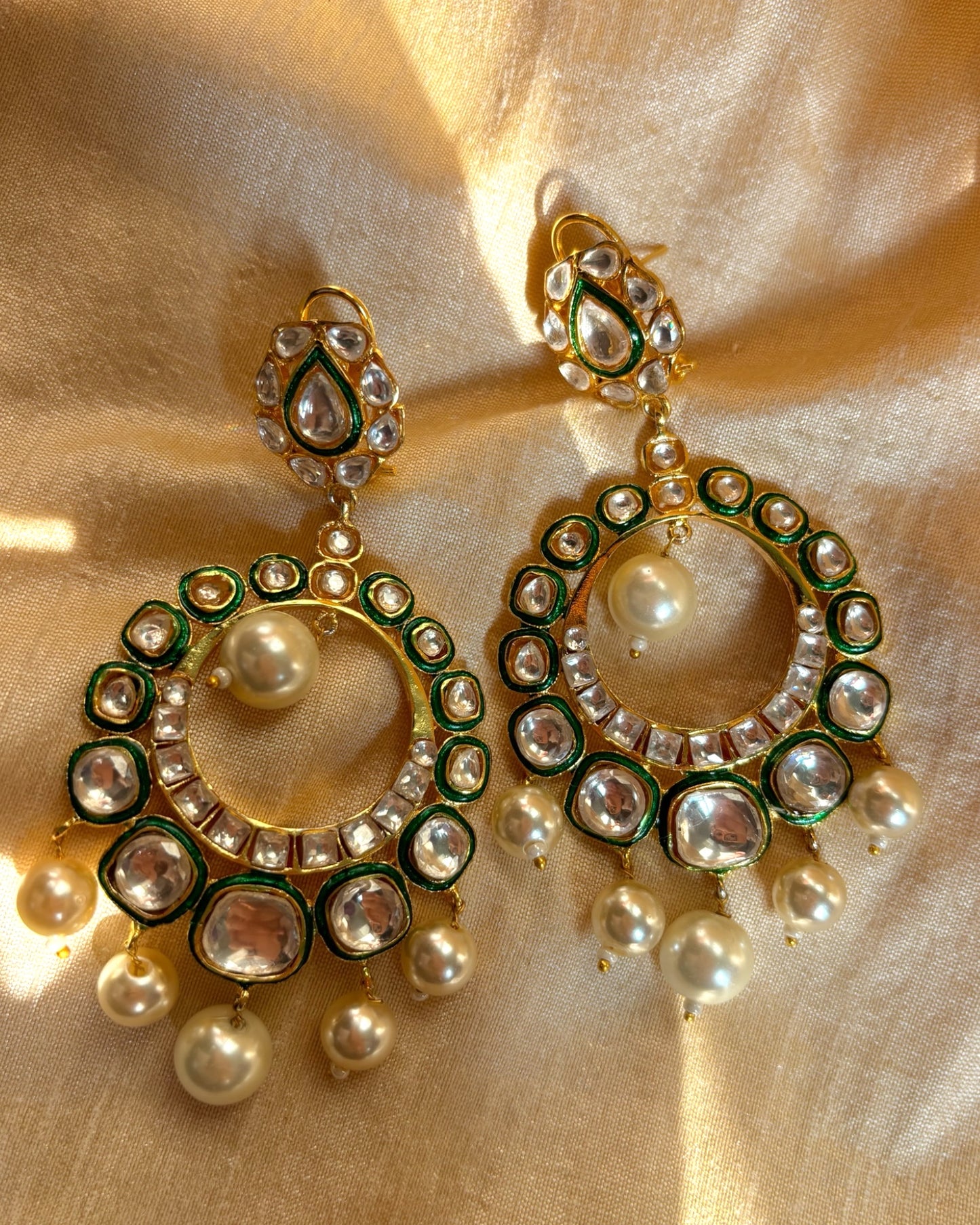 Meher Kundan & Pearls Chandbaalis