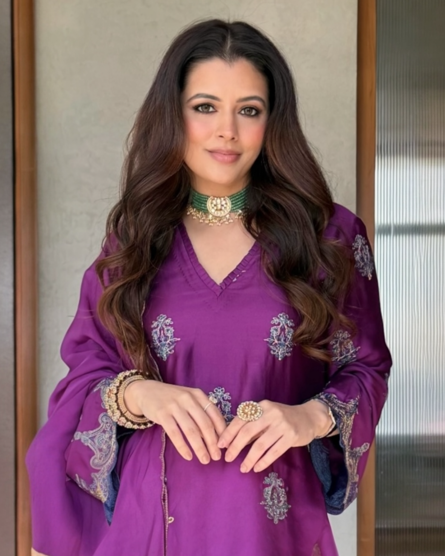 Ruhani Choker with earrings