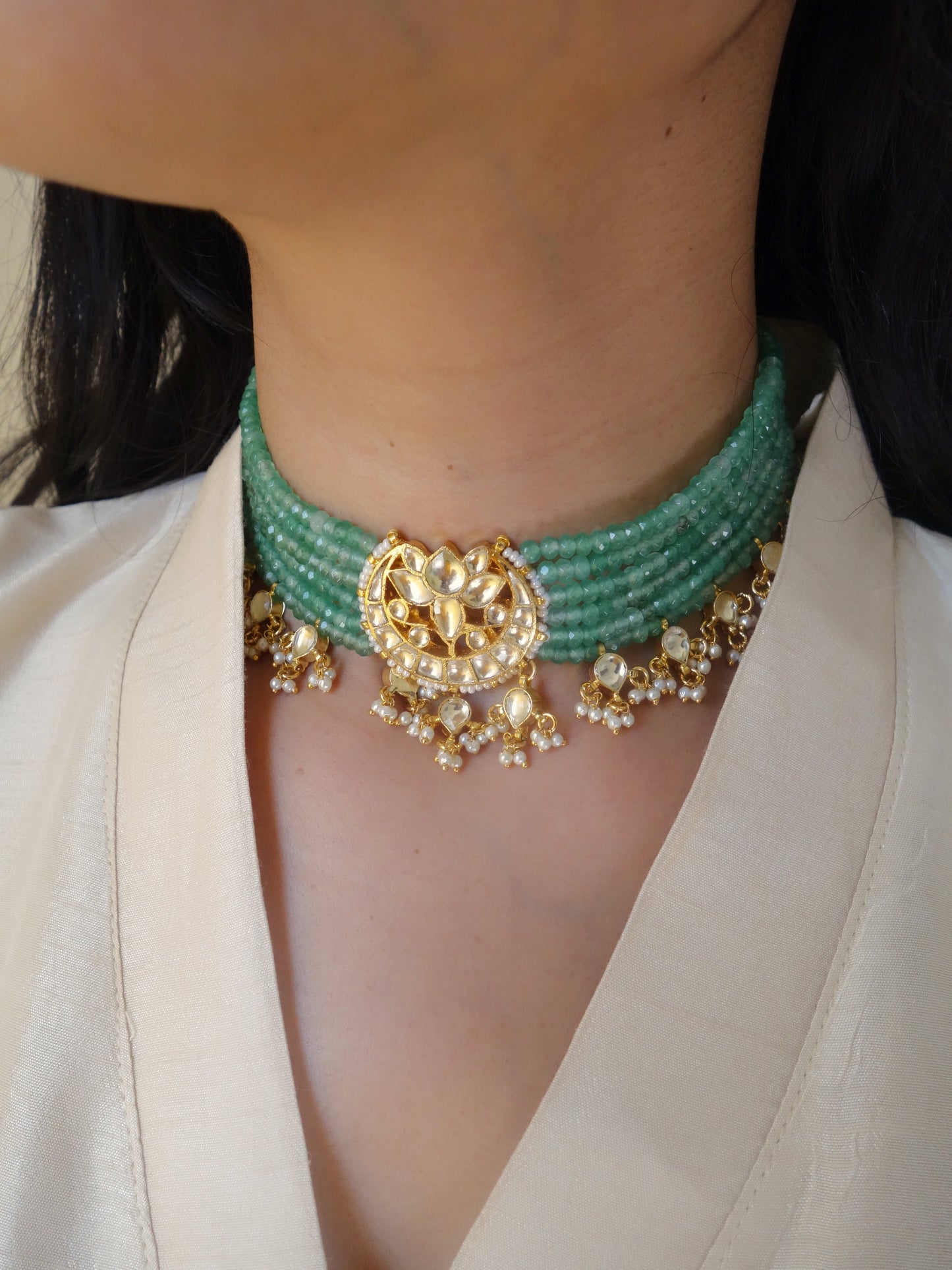 Ruhani Choker with earrings