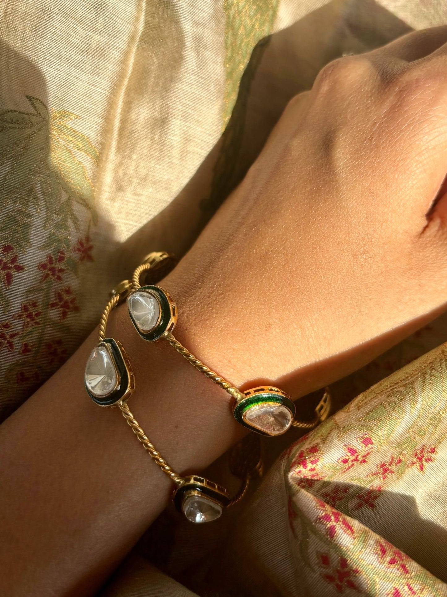 Keerti Single Polki Bangles
