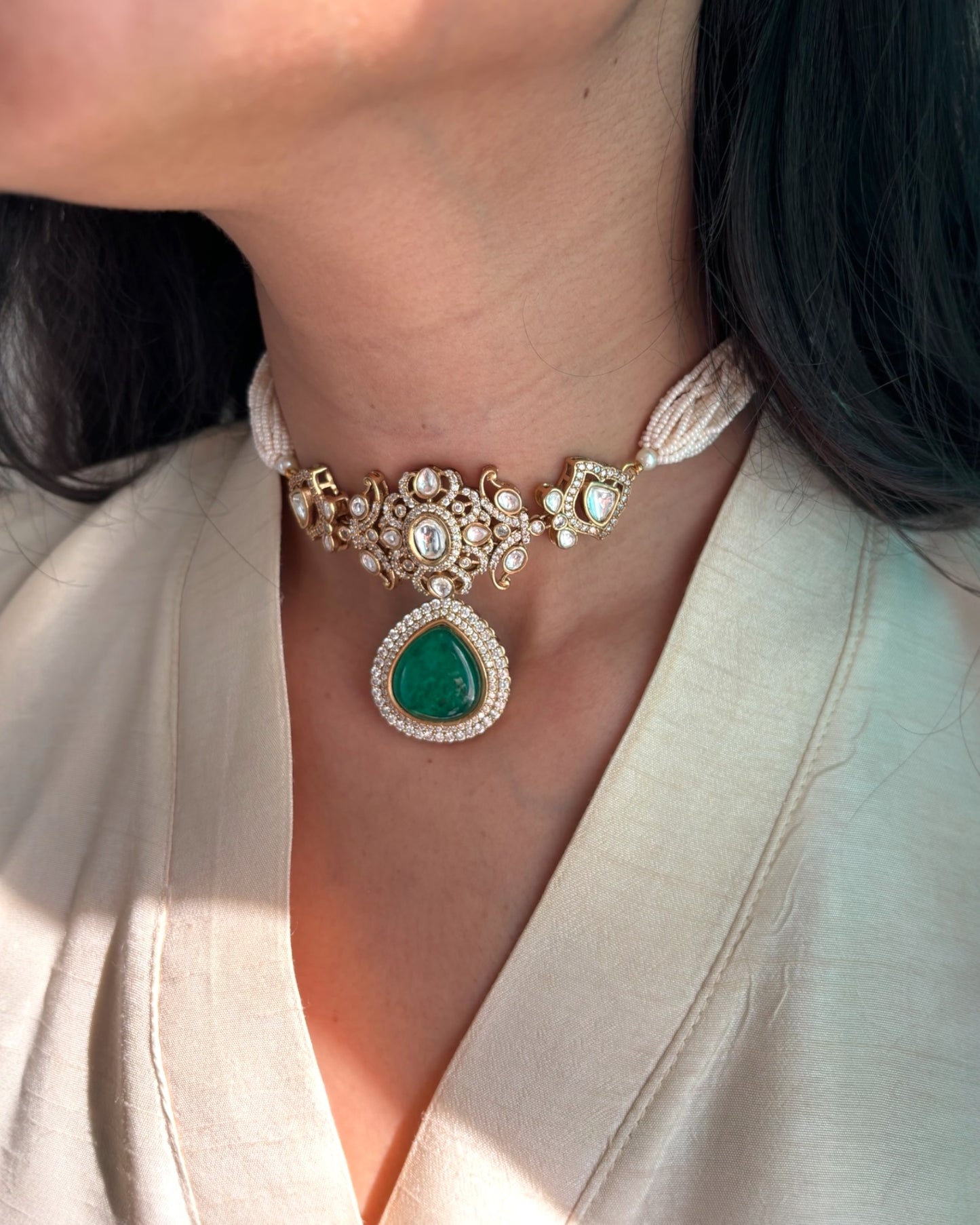 Pakhi Choker set with Earrings