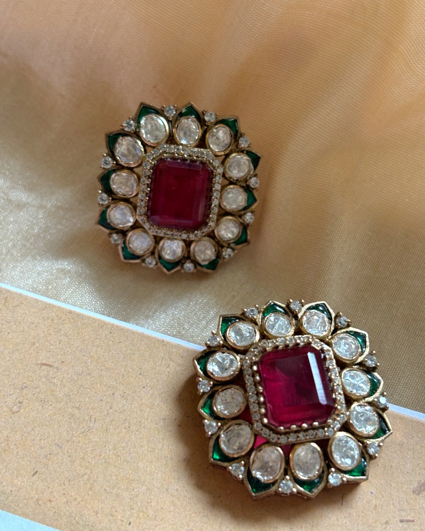 Ekani Ruby Studs