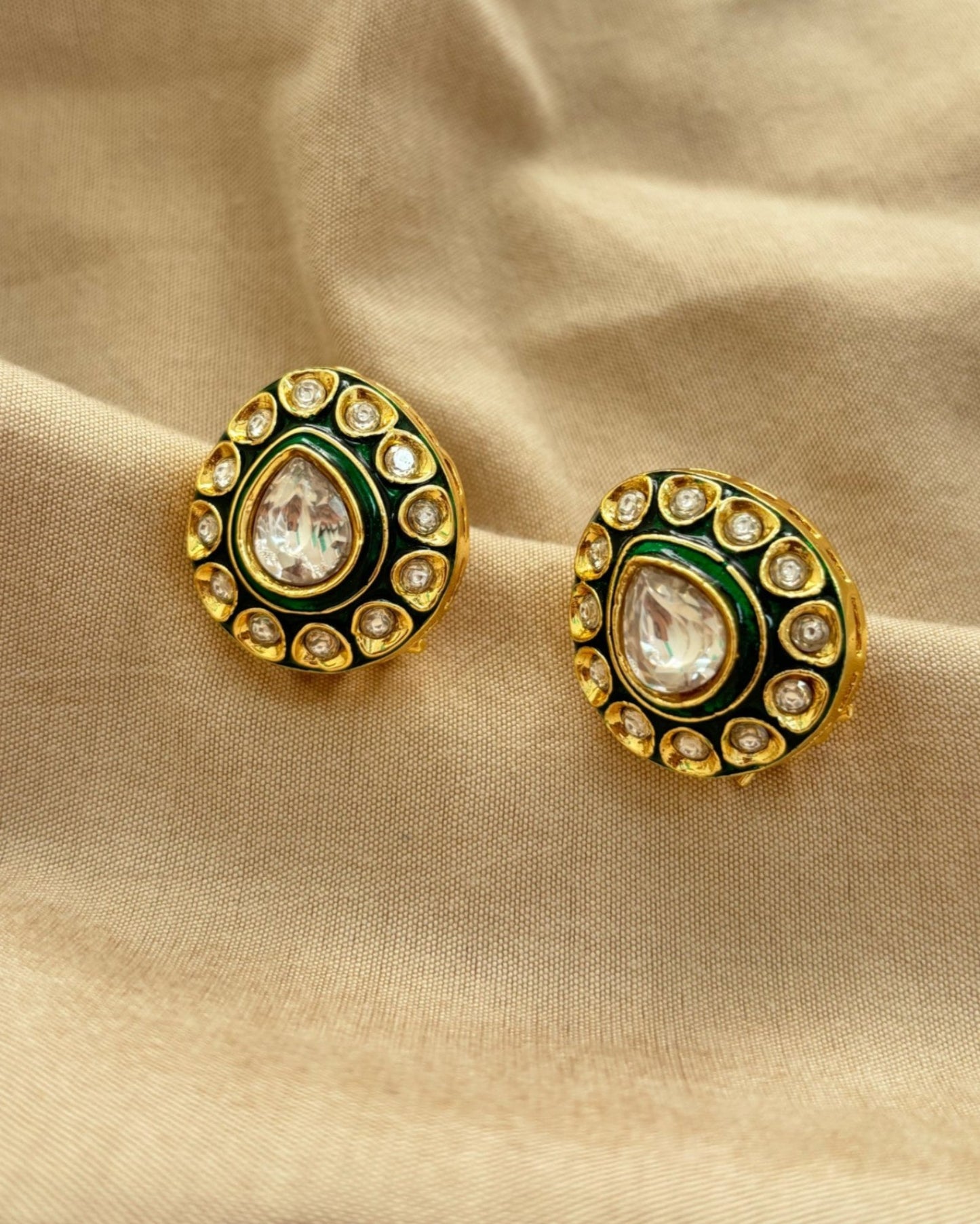 Komal Kundan Meenakari Studs