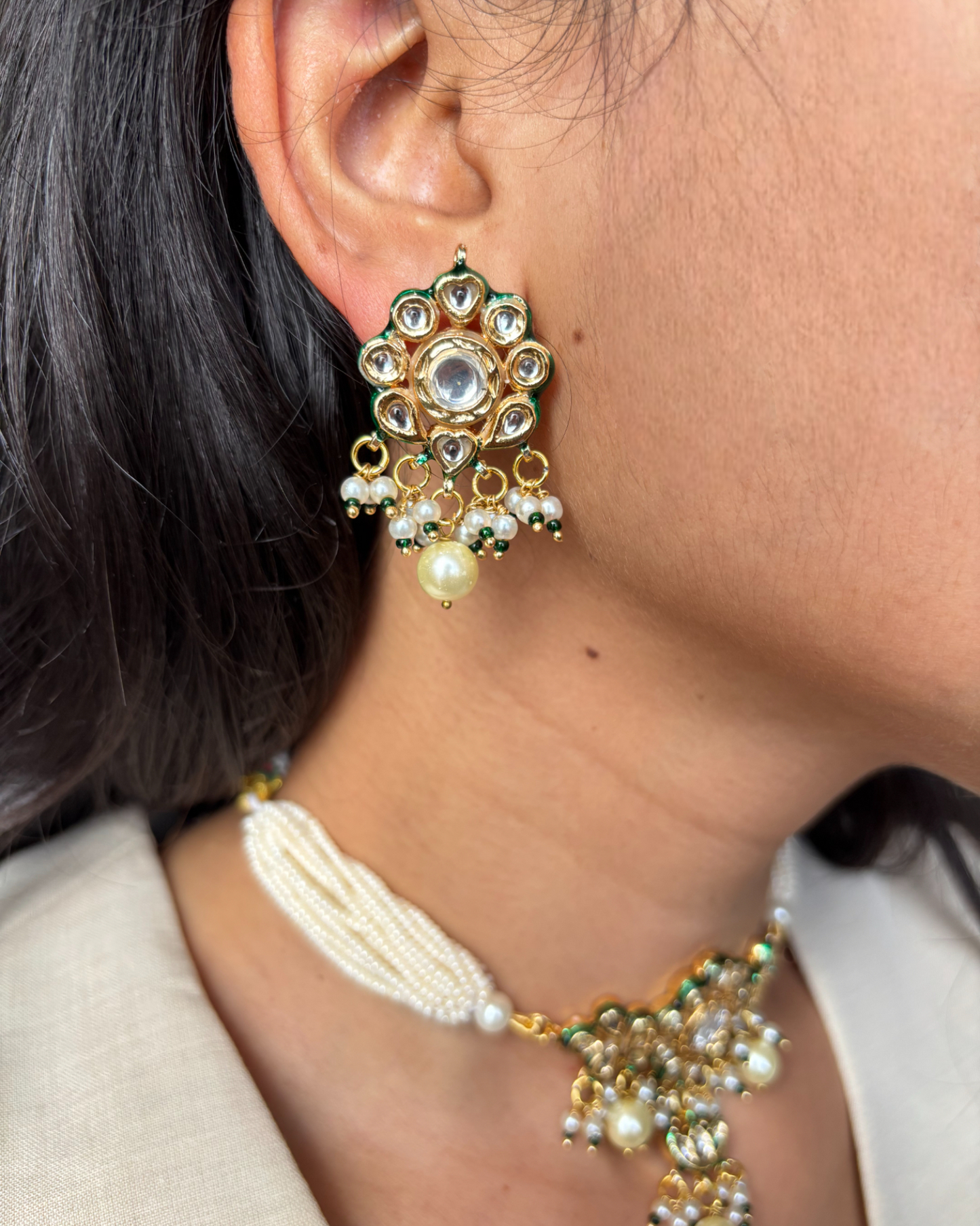 Manjari Kundan Choker set