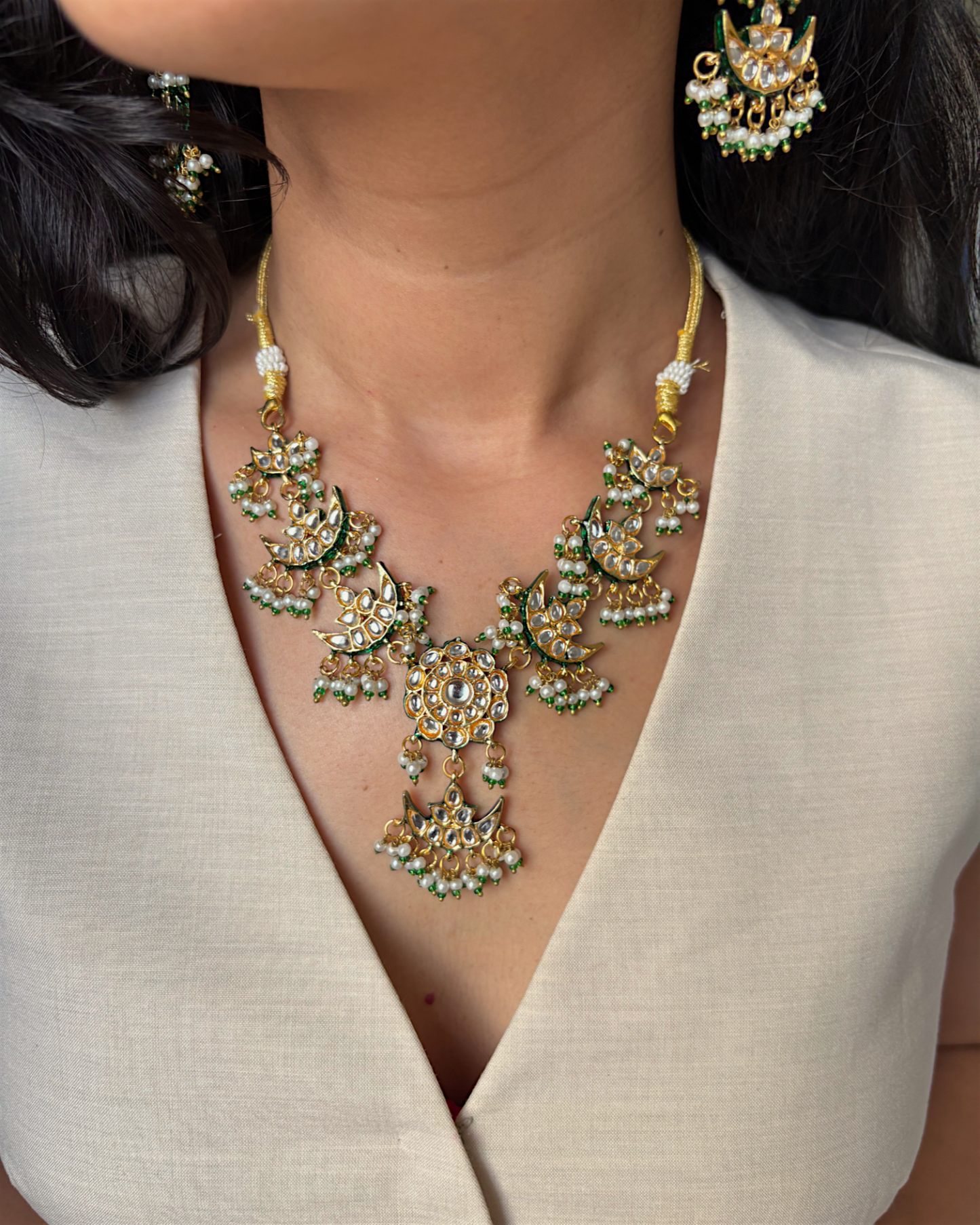 Kusum Kundan Necklace set