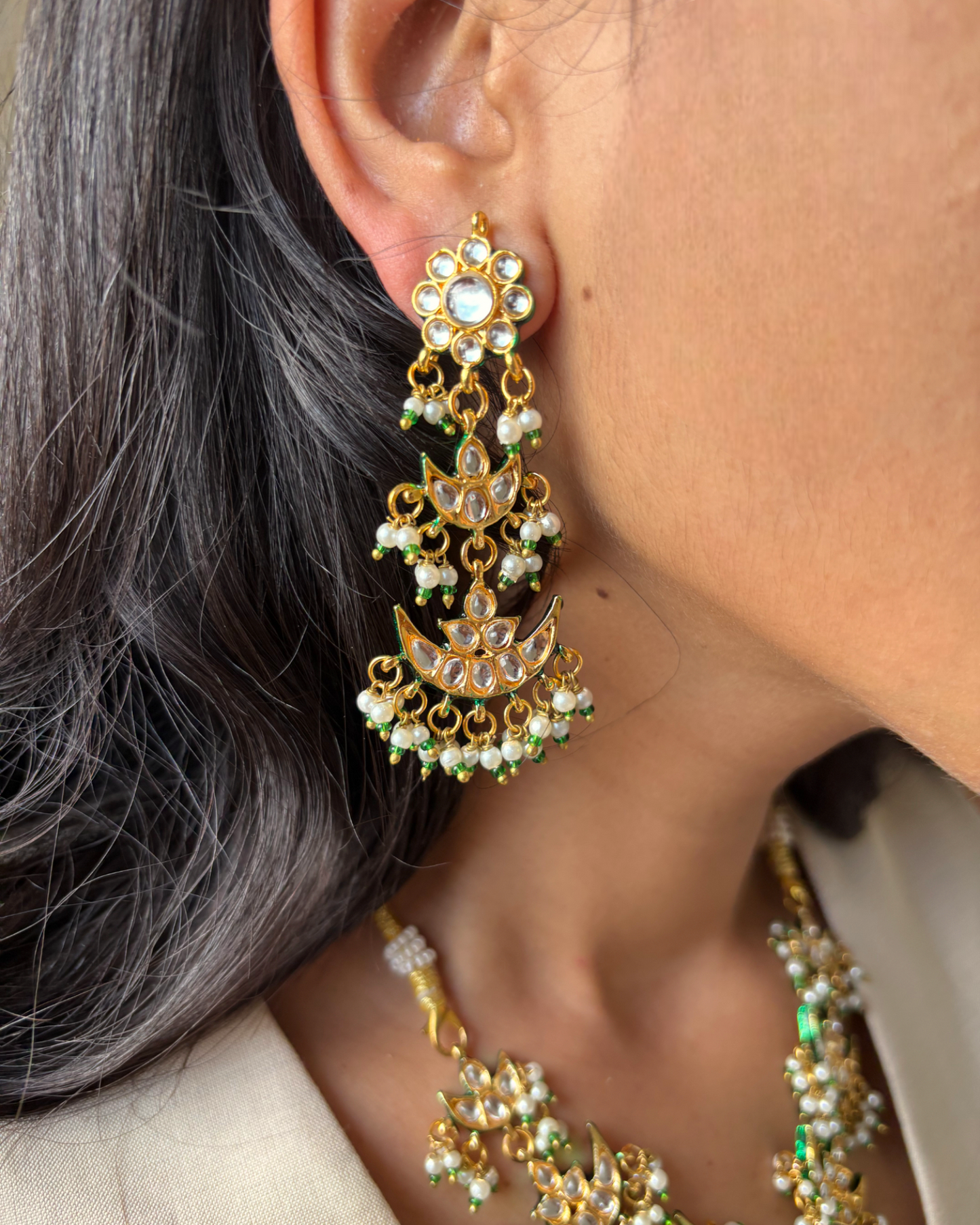 Kusum Kundan Necklace set