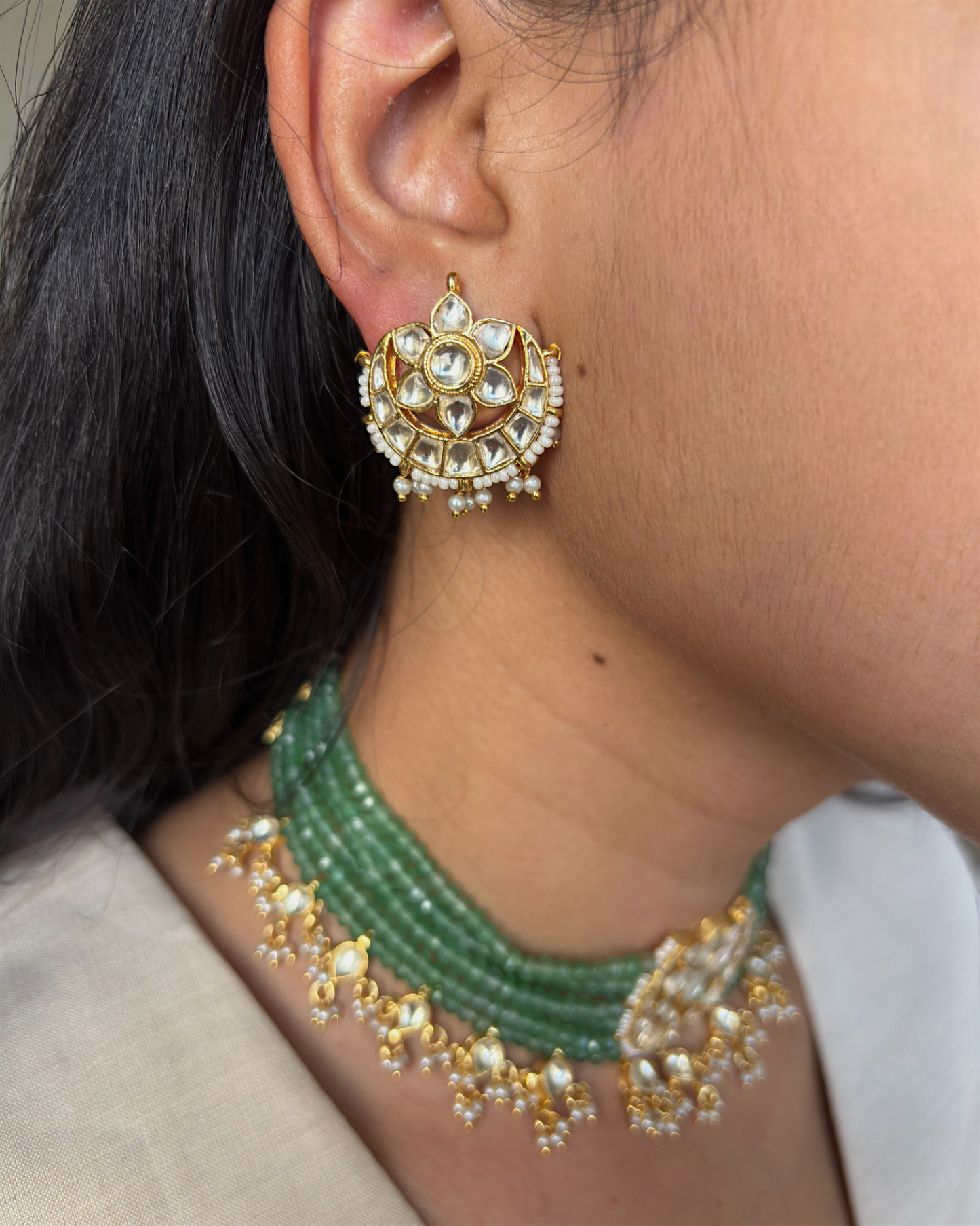 Ruhani Choker with earrings