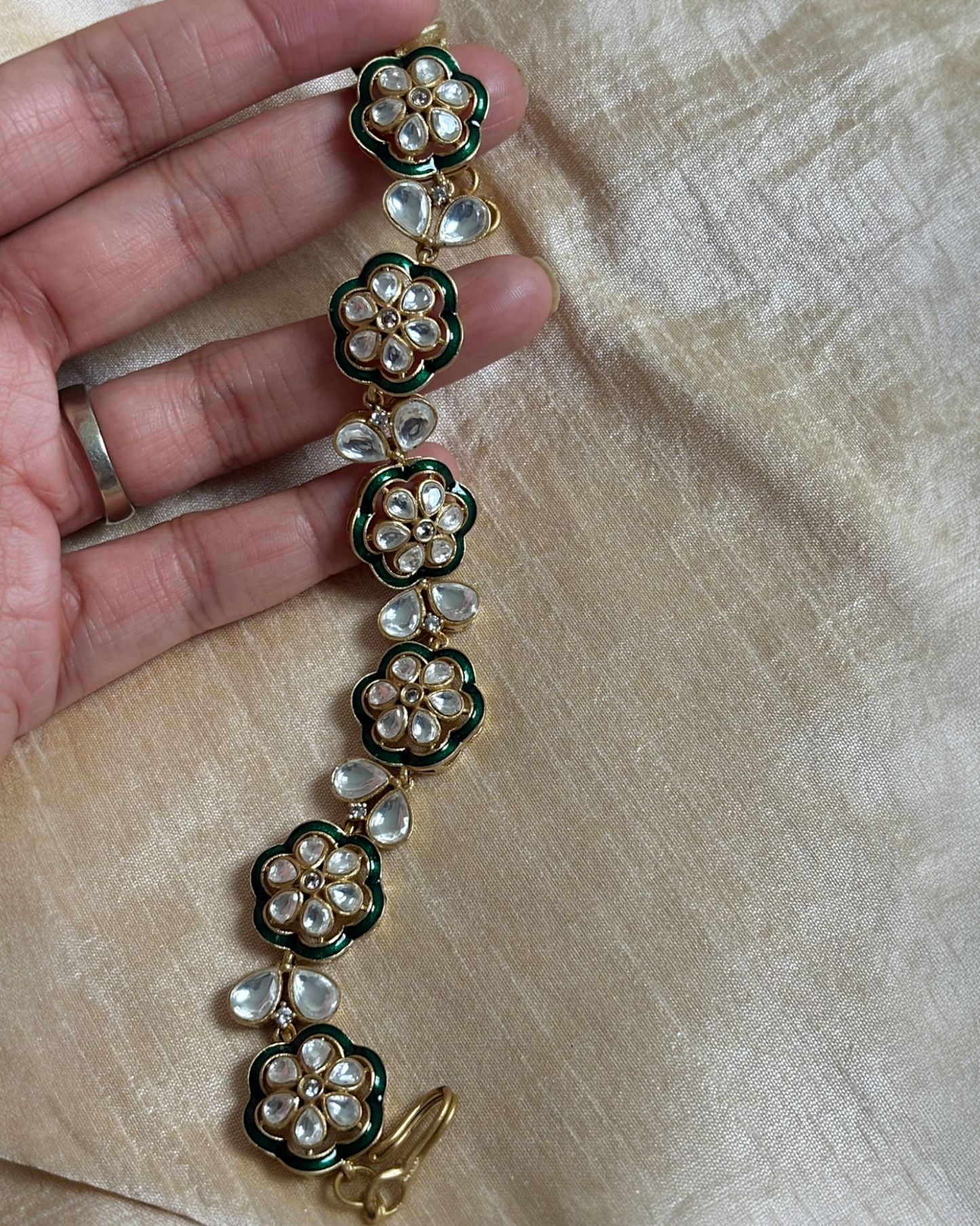 Nandini Kundan Tennis Bracelet