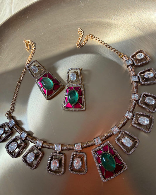 Kinnari Ruby Hasli set