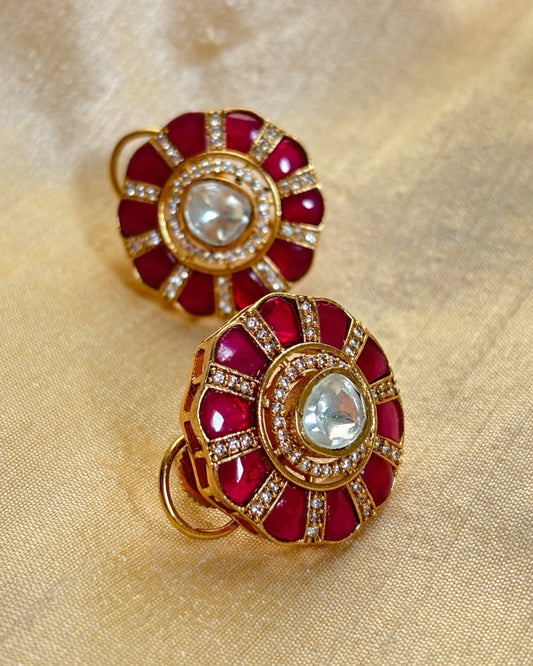 Akriti Ruby Kundan Studs