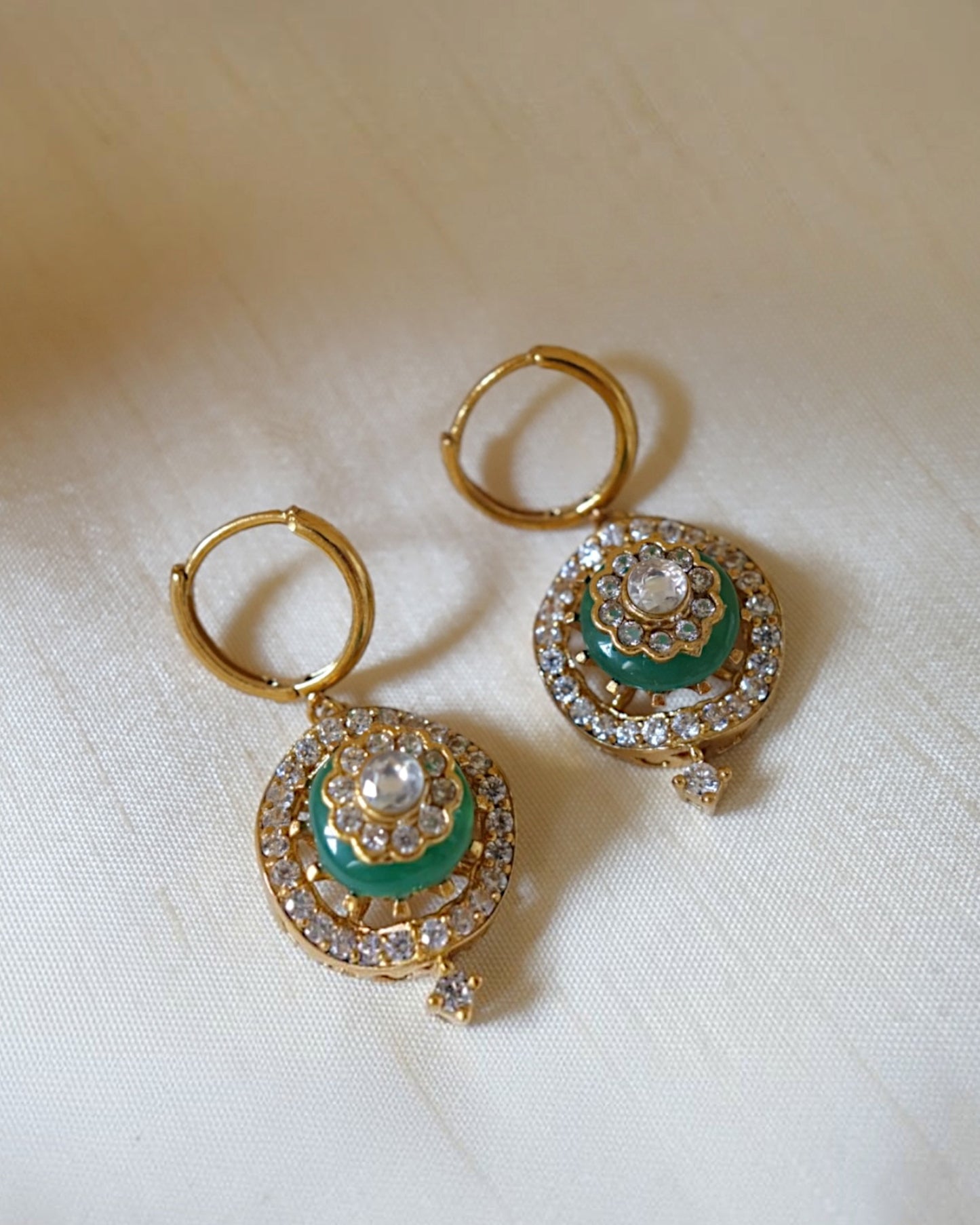 Giva Kundan Drop Baali