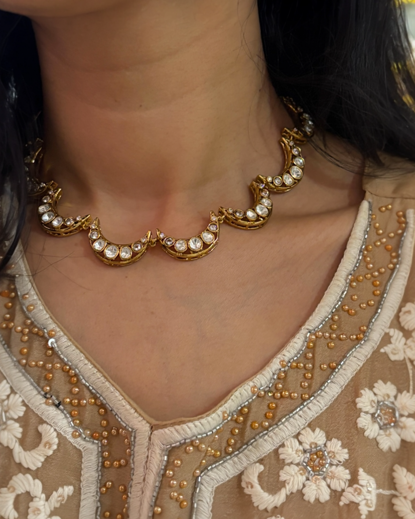 Dotara Chand Choker set