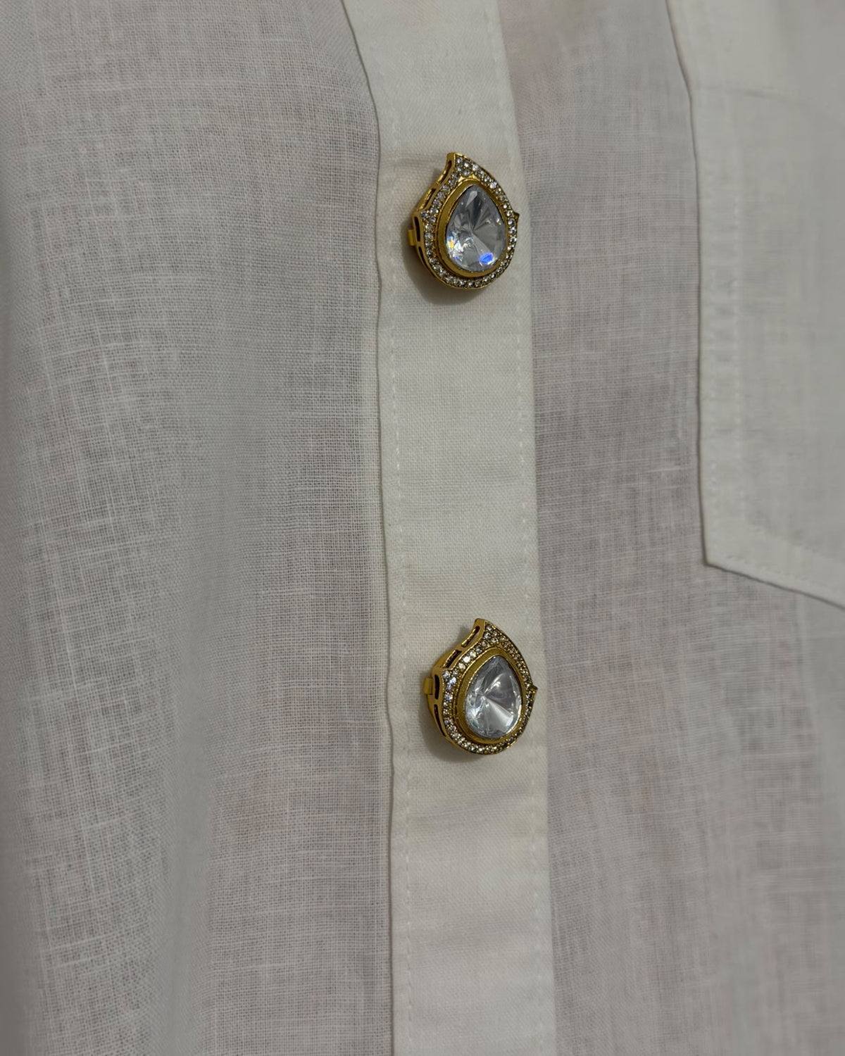 Kavya Polki Button Clips (set of 2)