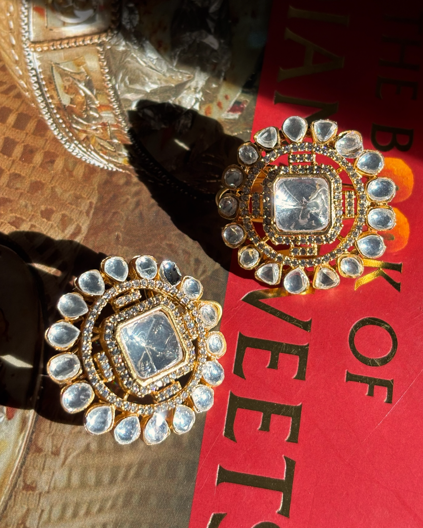 Ahana Polki Studs