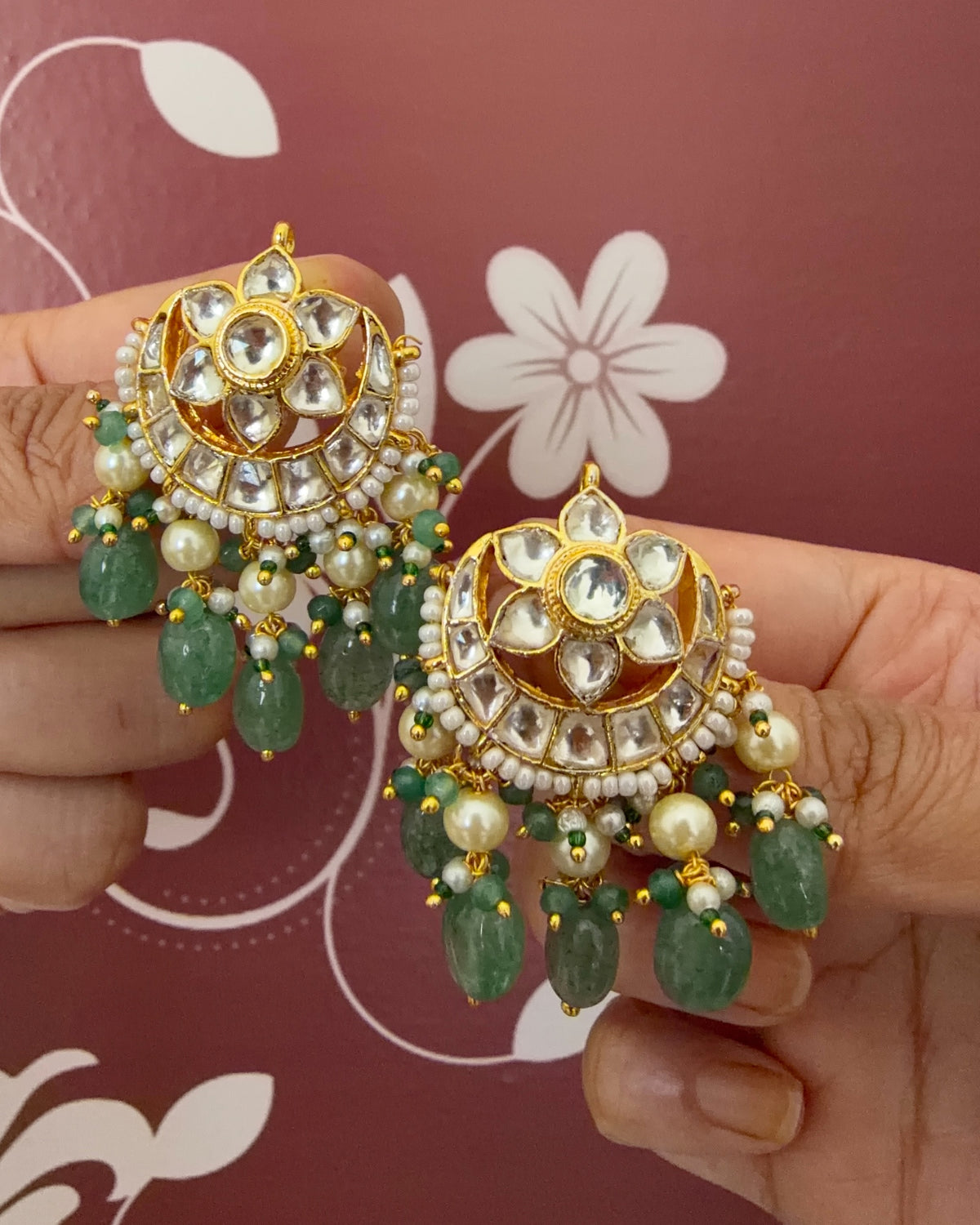 Udaipur basra pearl necklace set