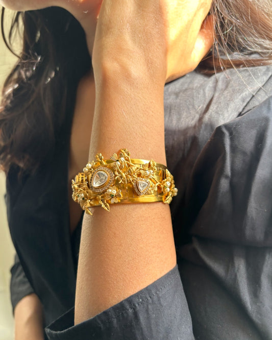 Bahara Polki Cuff