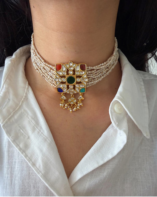 Kosha Real Pearl Choker set