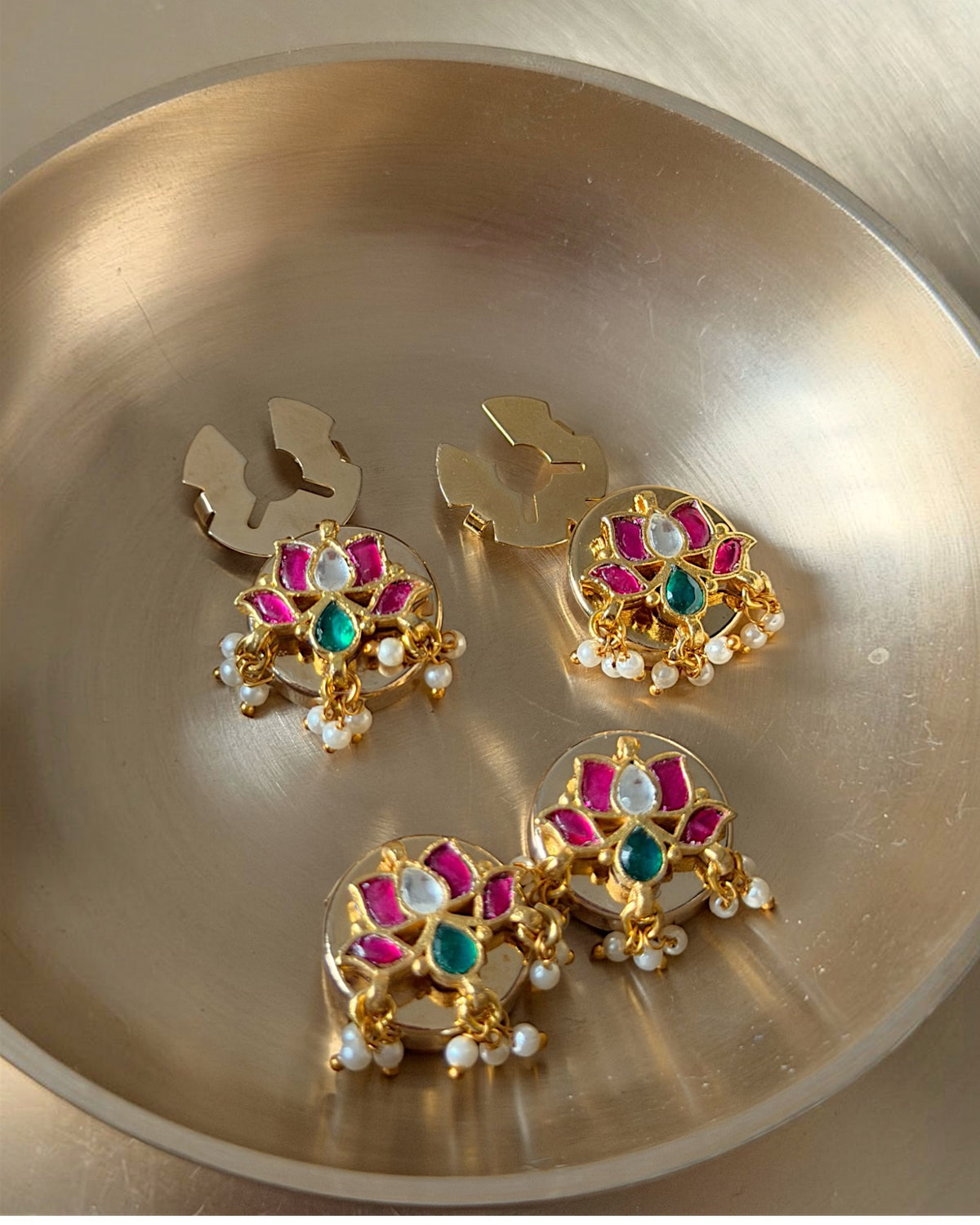 Lotus Grace Button Clips (set of 2)