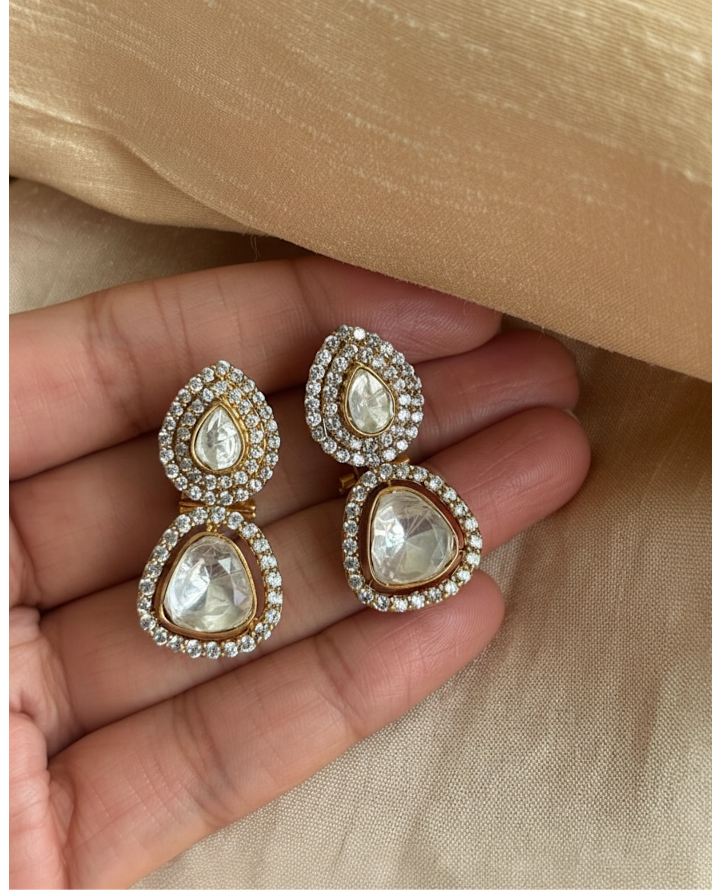Krupanshi Polki Earrings