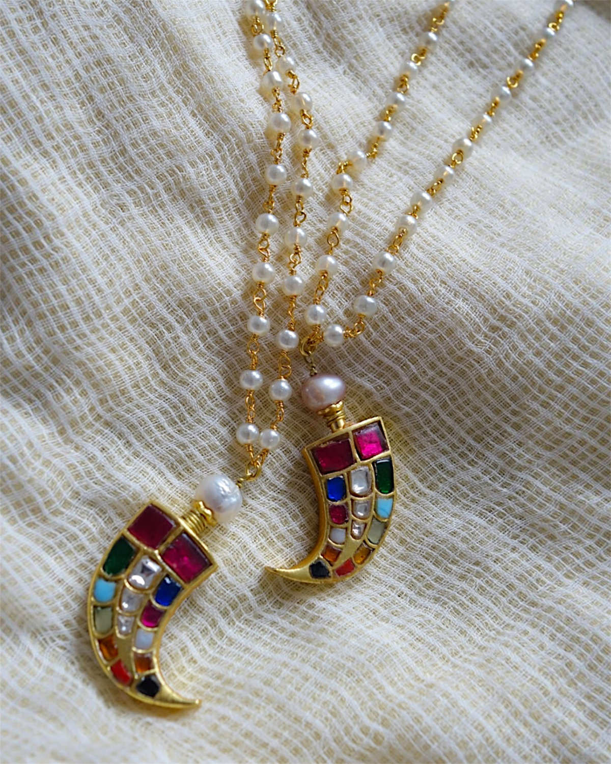 Navratna Dant Neckpiece