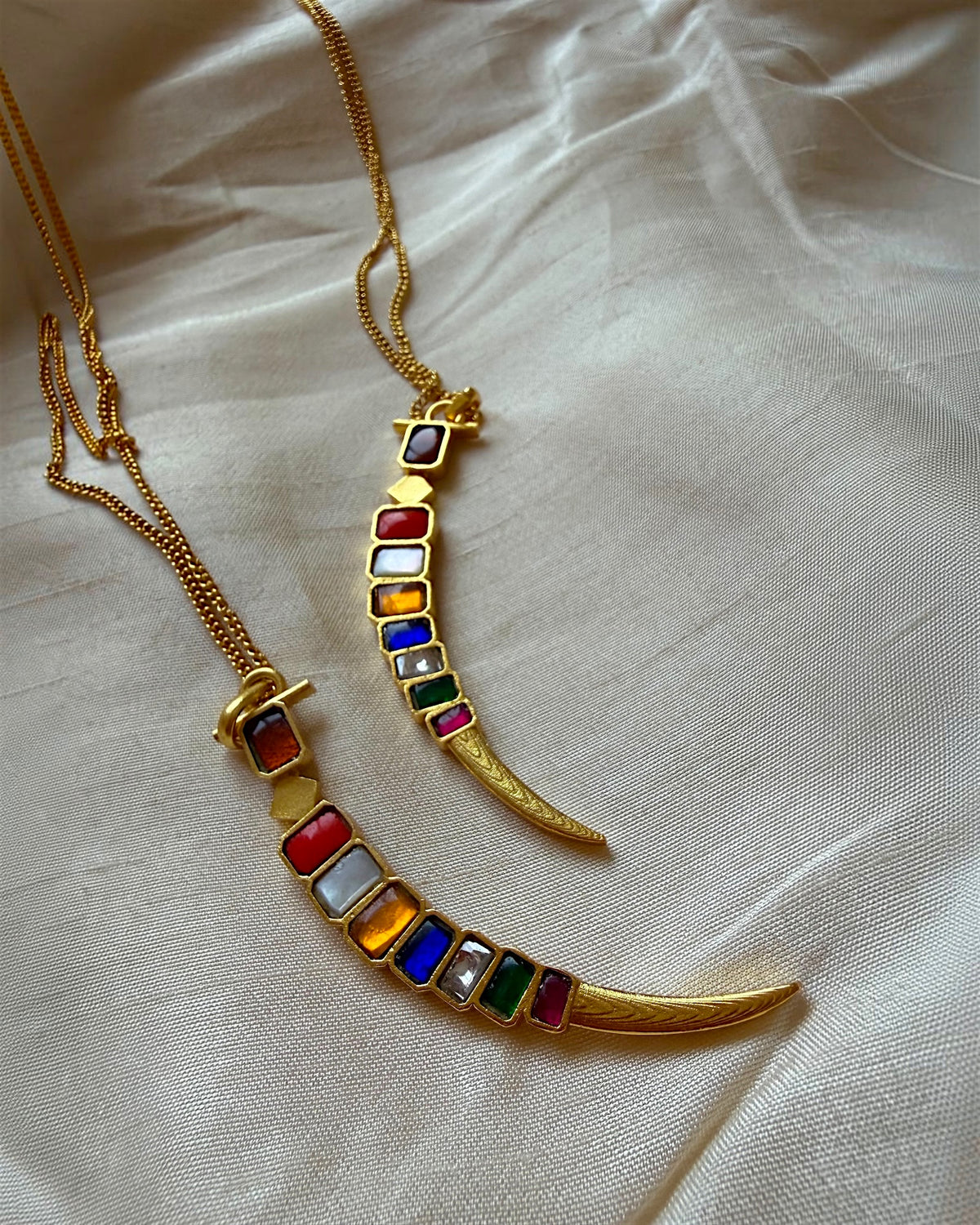 Navratna sword Neckpiece