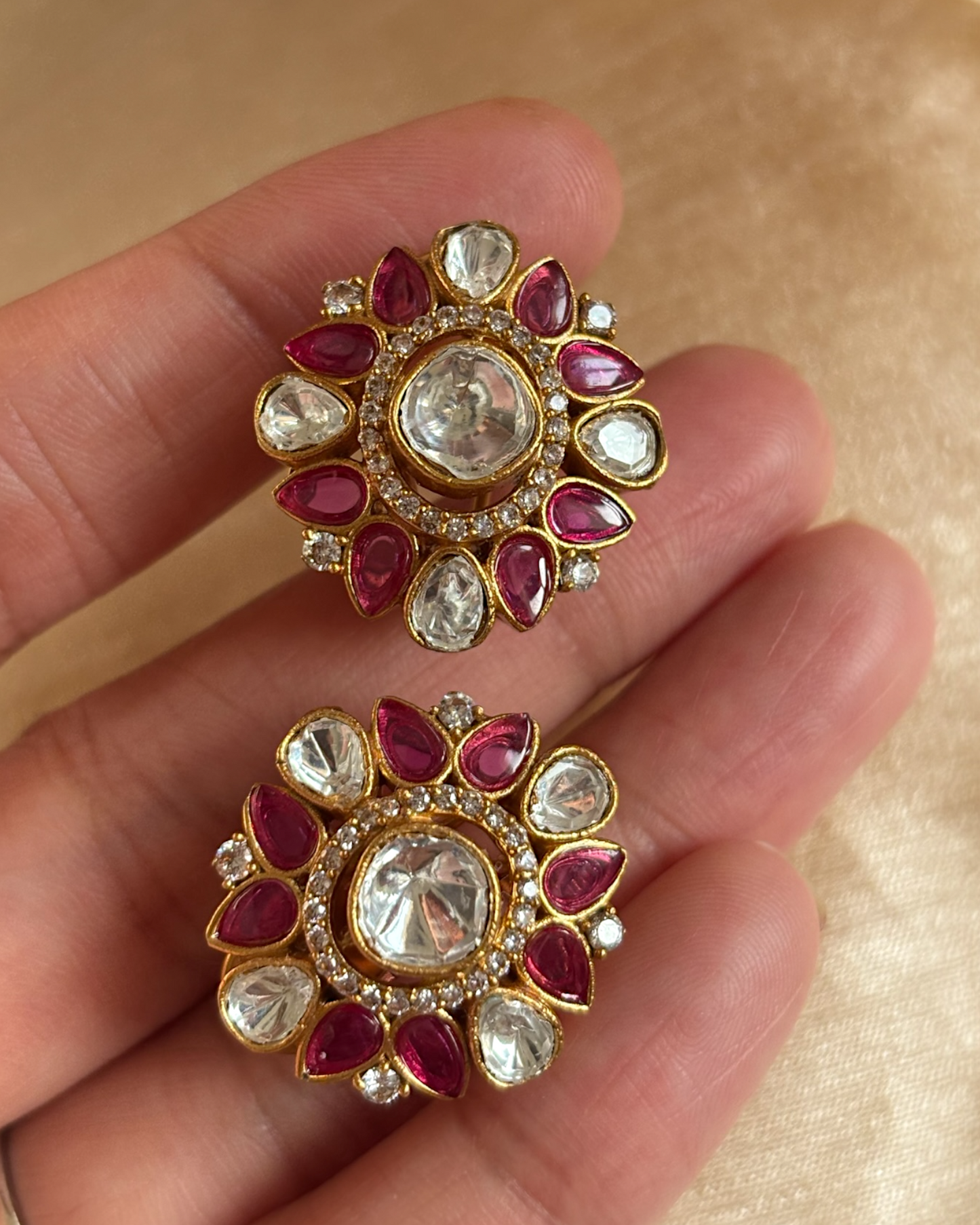 Ramya Ruby Studs