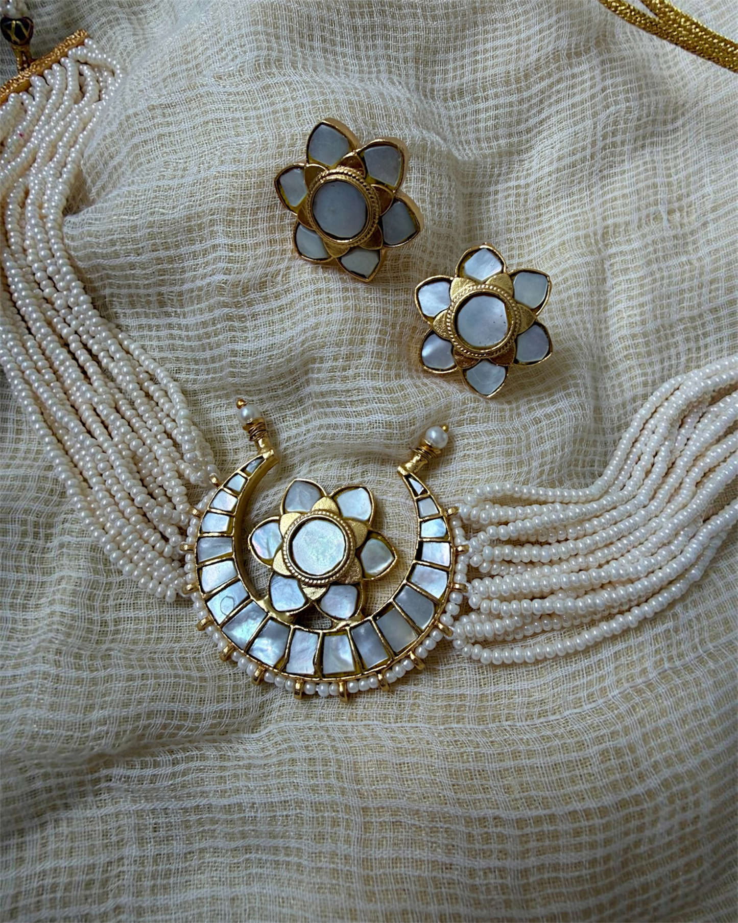 Lotus Bloom Choker Set