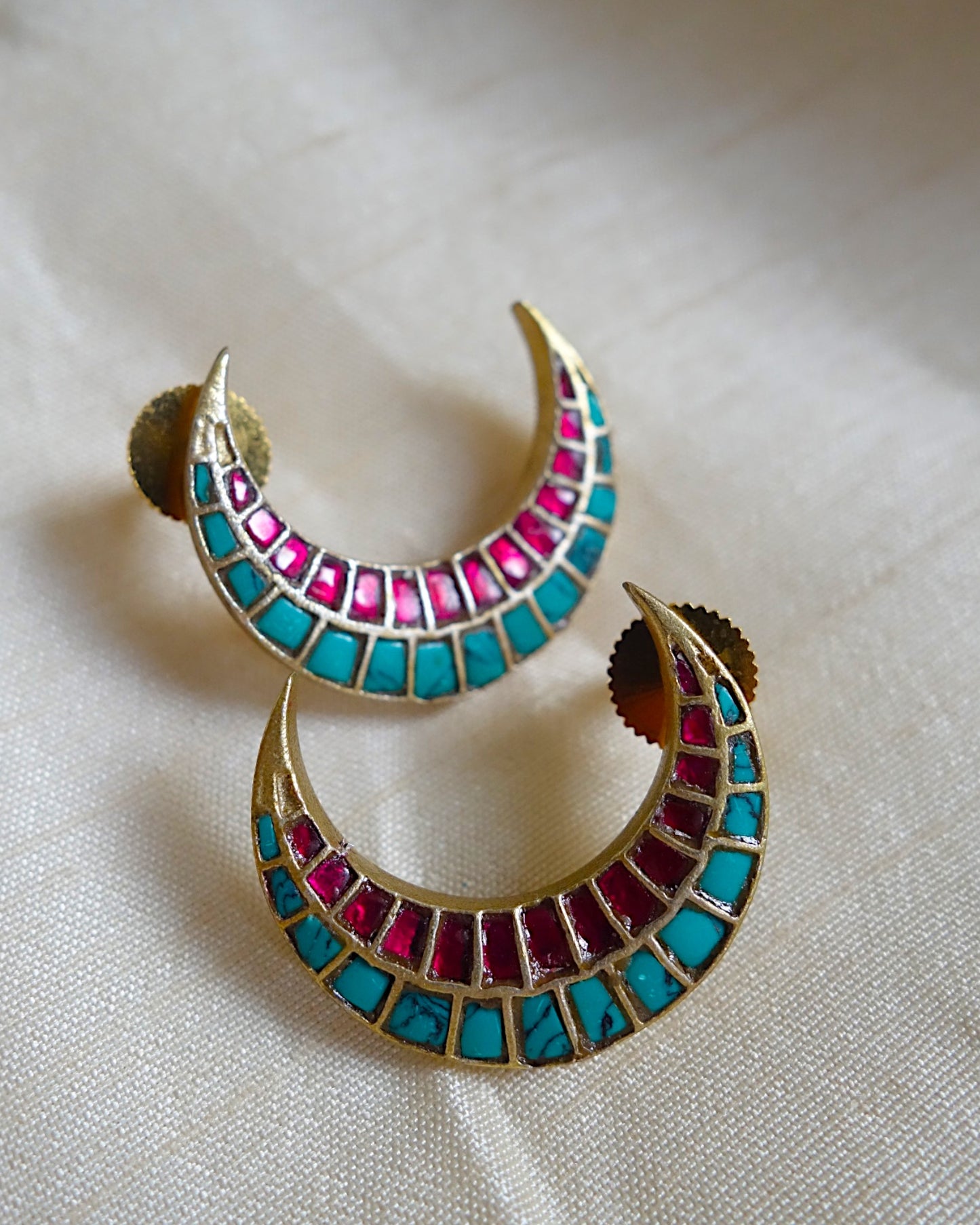 Chaand Kundan Studs