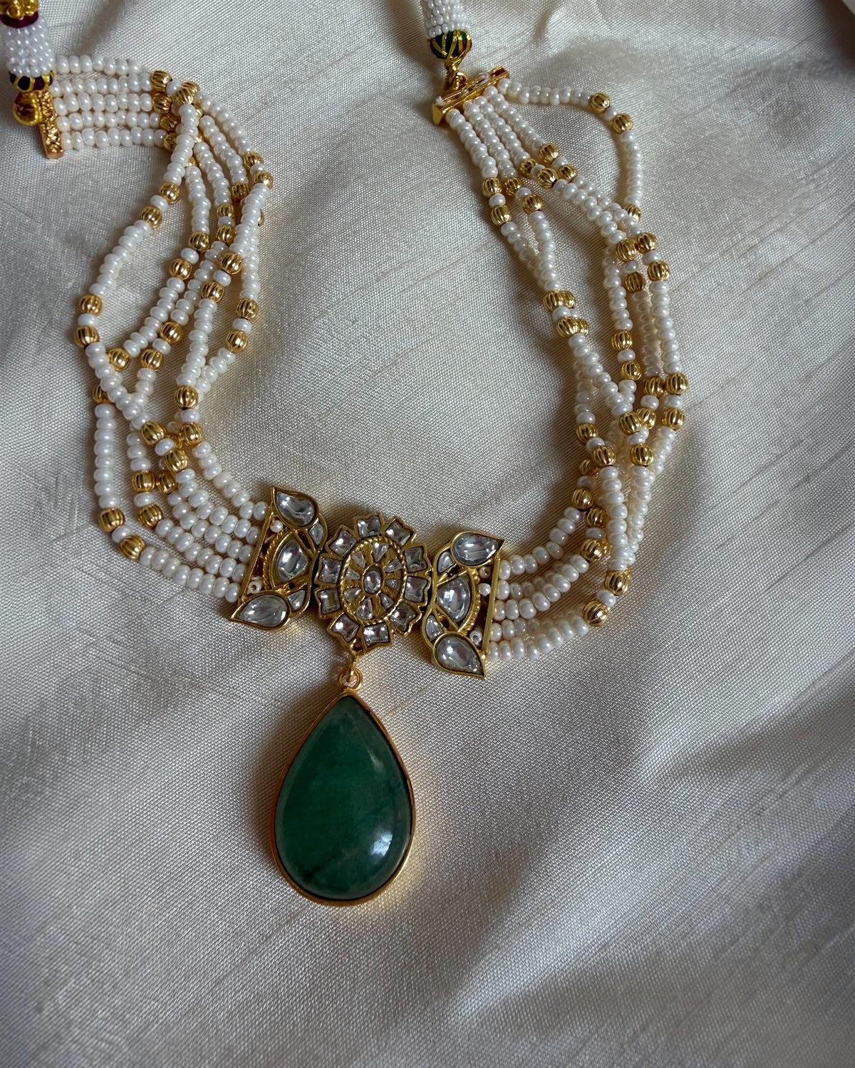 Reema Sage Green choker set